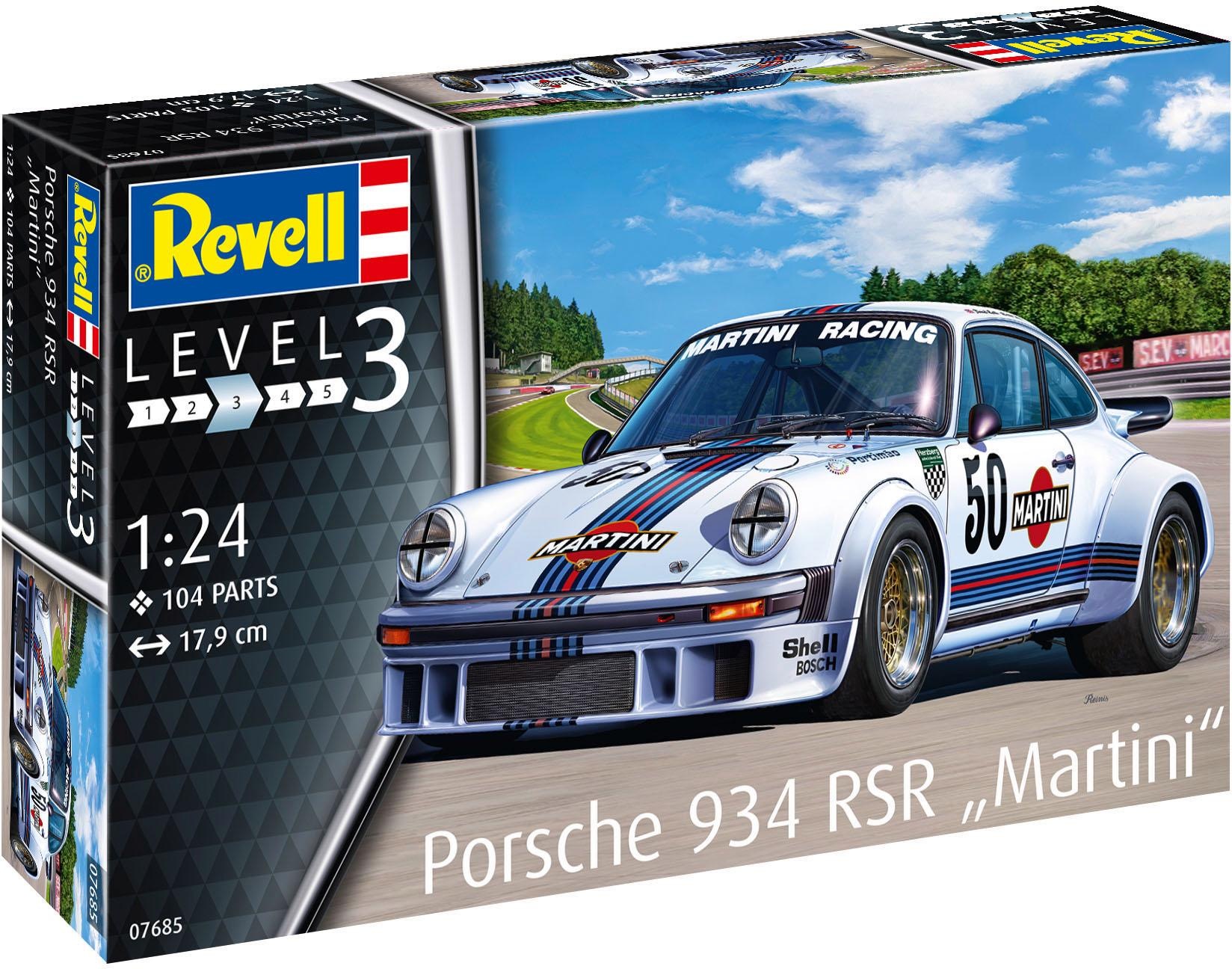 Revell® Modellbausatz »Porsche 934 RSR "Martini"«, 1:24, Made in Europe