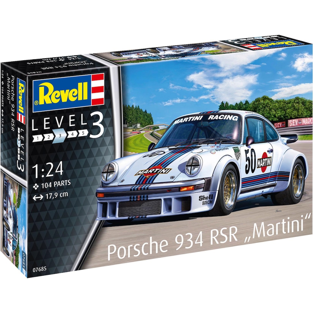 Revell® Modellbausatz »Porsche 934 RSR "Martini"«, 1:24