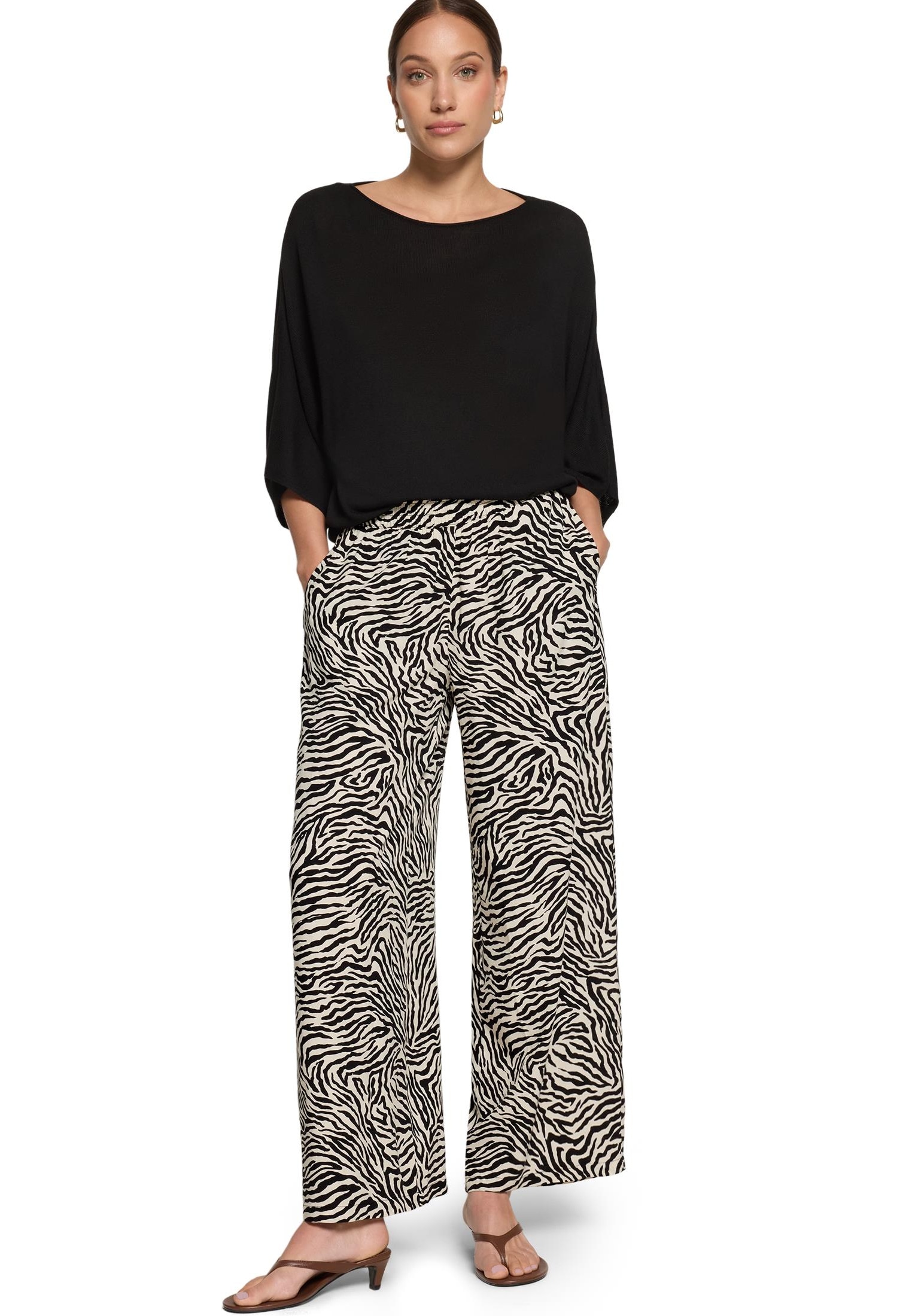 Zero Schlupfhose »Damen mit weitem Bein«  Material