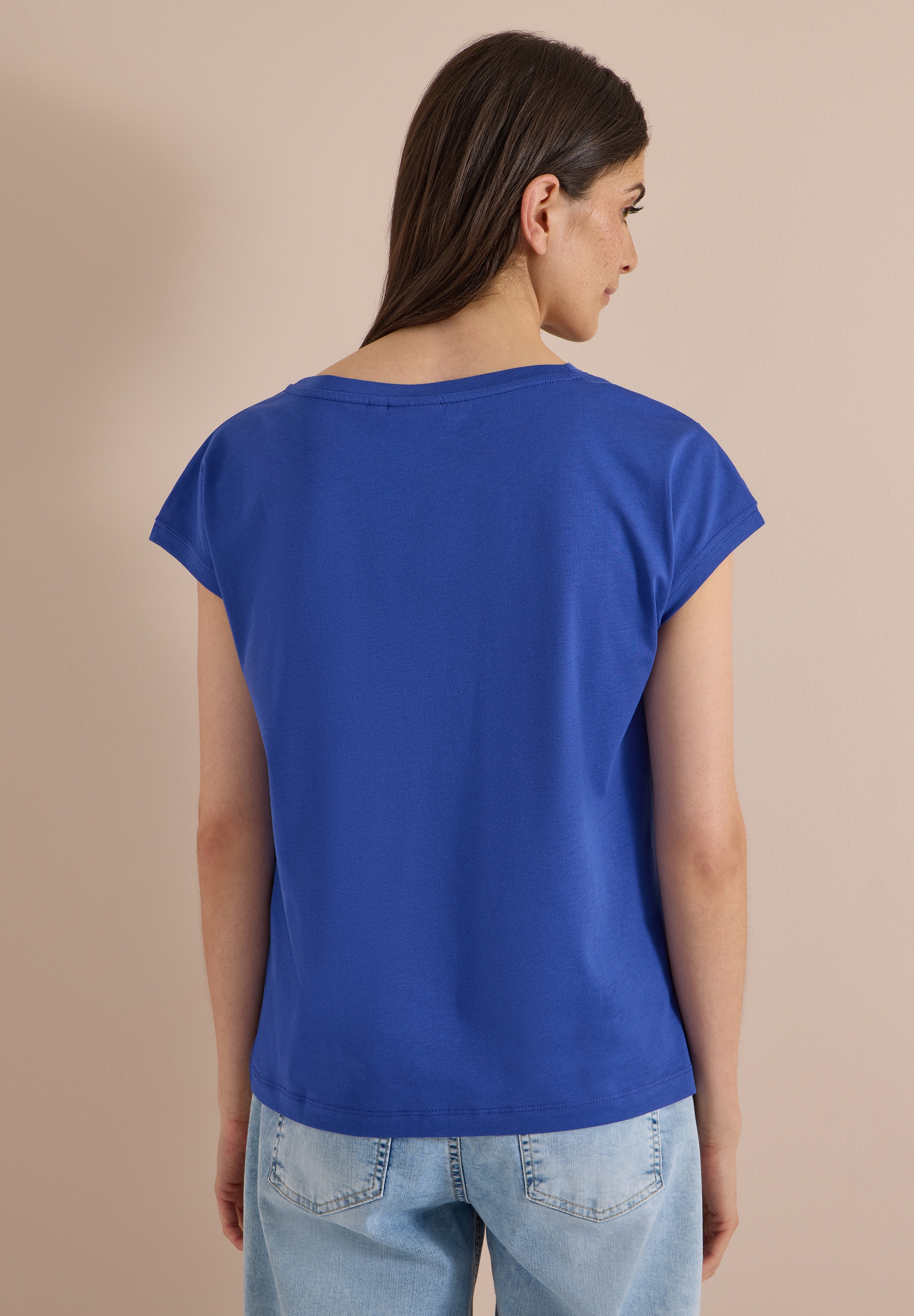 Cecil T-Shirt mit U-Boot-Ausschnitt