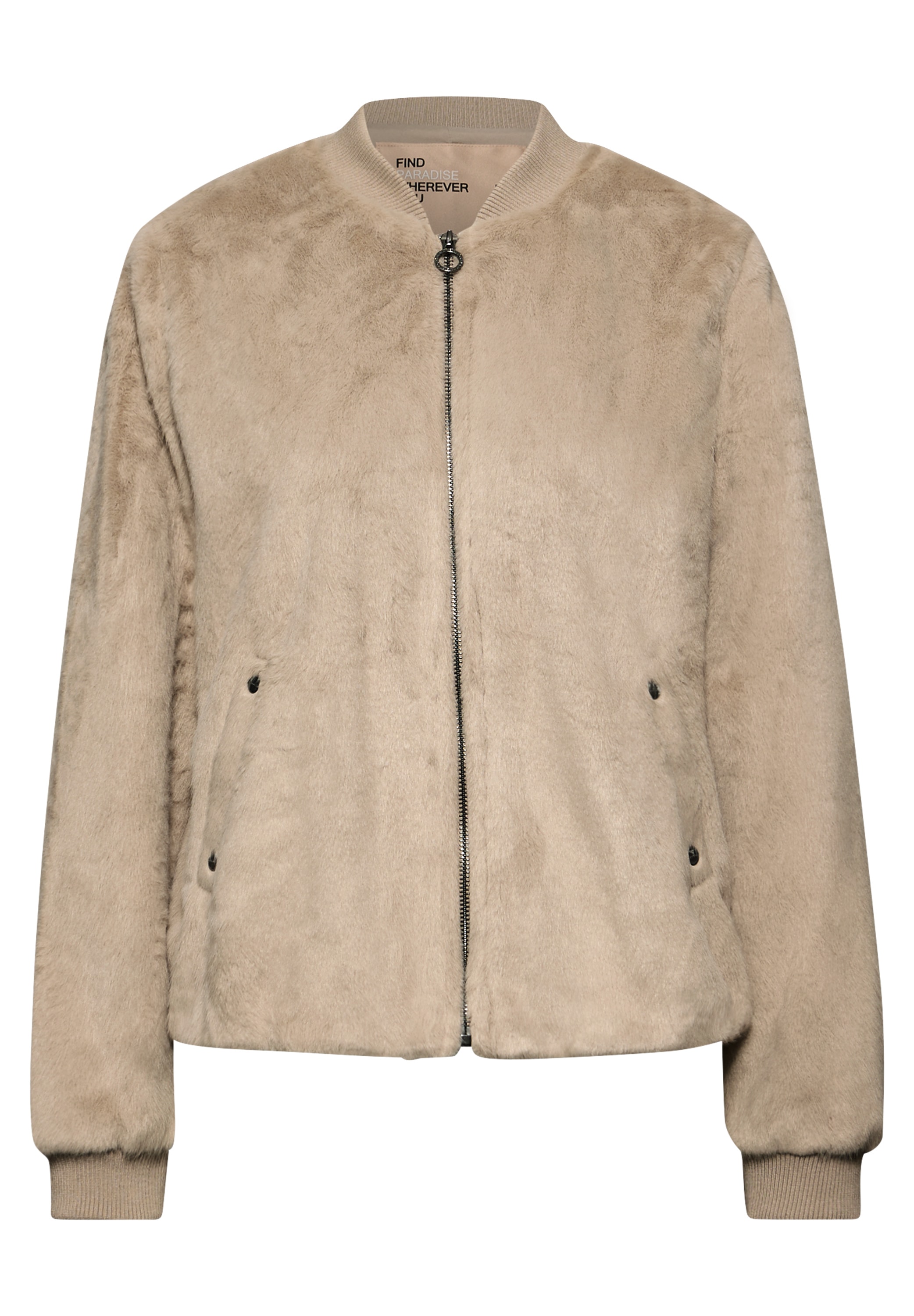 STREET ONE Blouson ohne Kapuze mit Tunnelzug am Saum