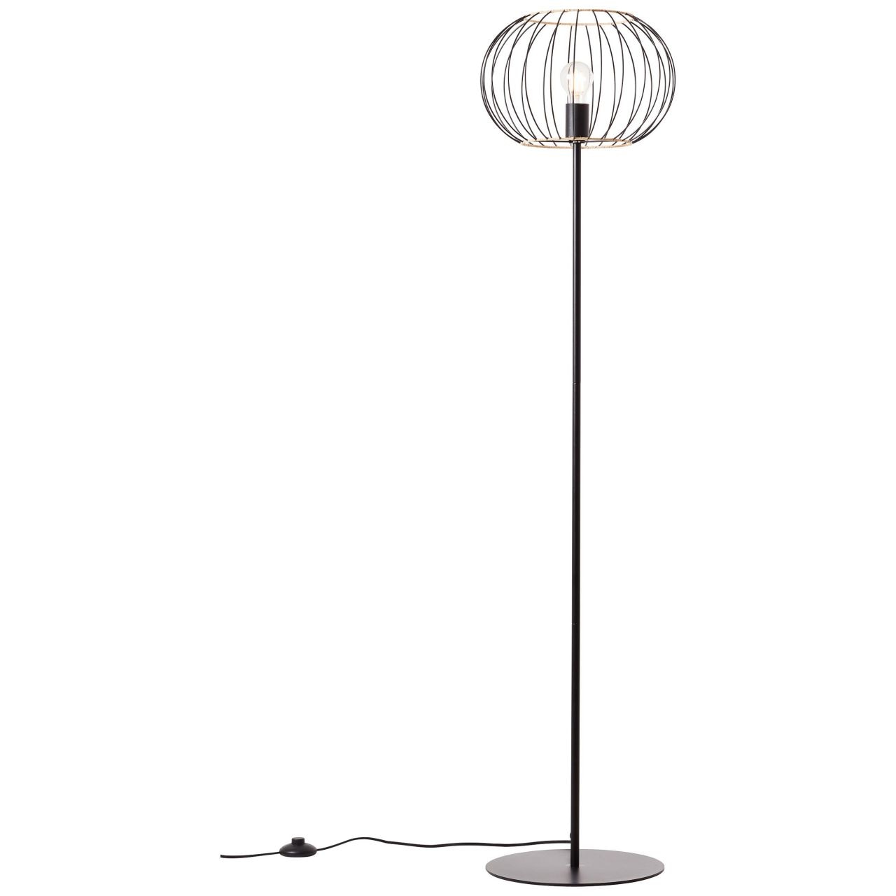 Brilliant Stehlampe »Silemia«, 1 flammig-flammig, 36 Metall/Rattan, BAUR E27, Ø matt cm schwarz cm, | 151,5 Höhe