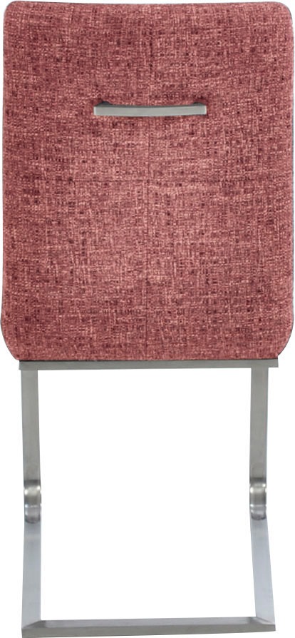 Thumbnail - K+W Komfort & Wohnen Freischwinger "Giacomo II" (Set) 2 Stk.mit Metallgriff am Rücken, Sitz und Rücken gesteppt in Mater...