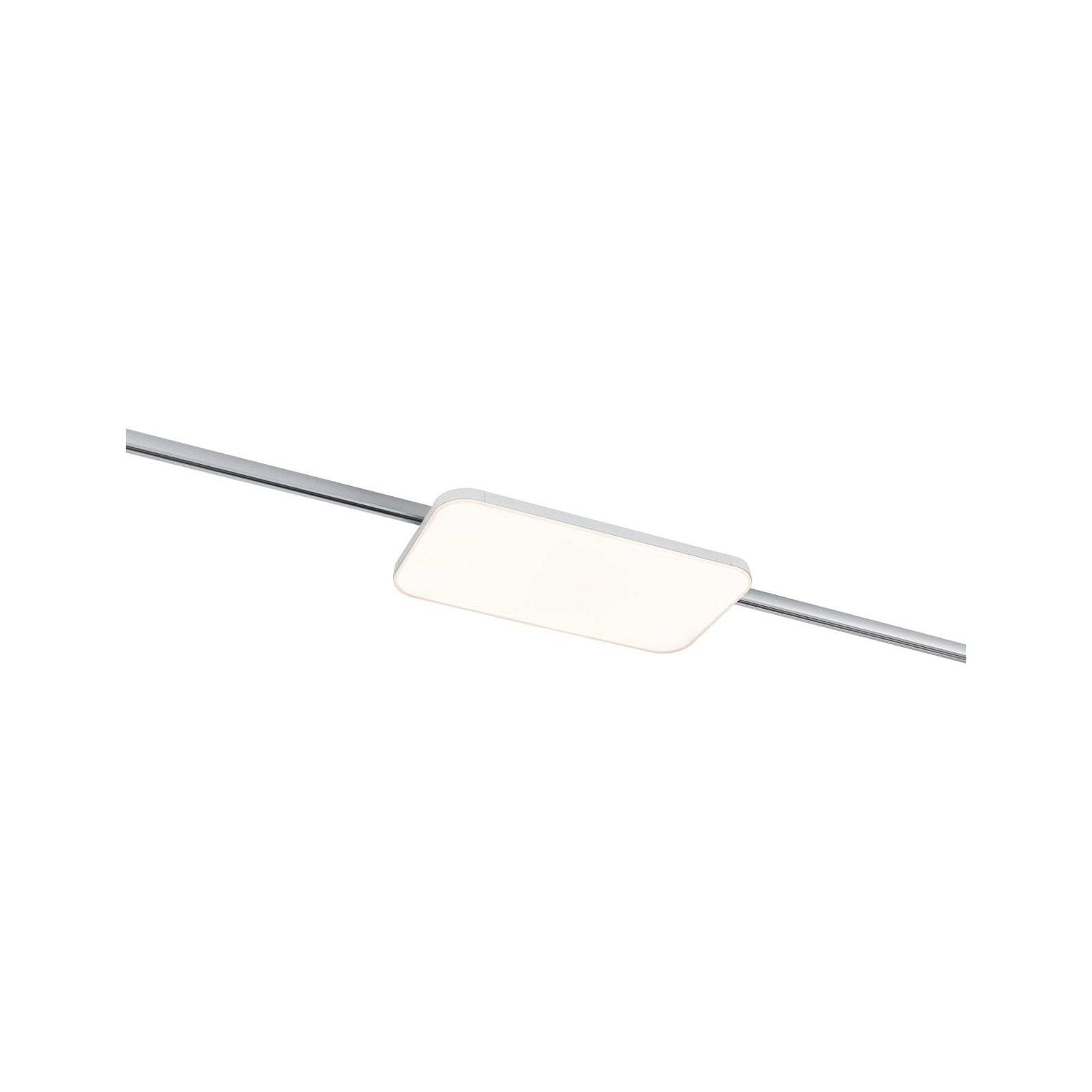 PAULMANN Schienensystem-Leuchten "URail Panel Campo 1541,7lm 15,5W 3000K dimmbar 230V Weiß", B:40cm H:5,1cm T:21,5cm, weiß, Stromschienensysteme