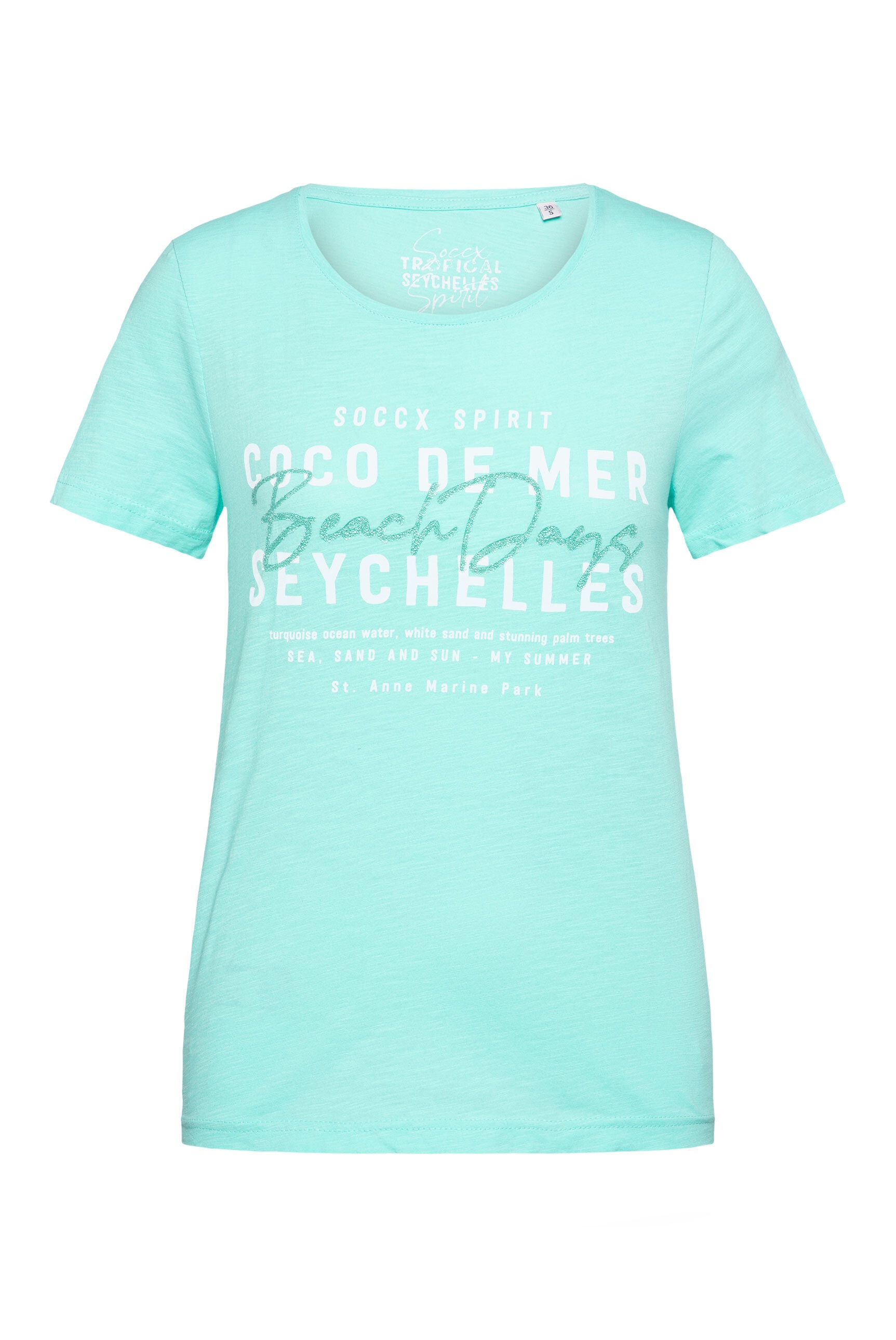 SOCCX Rundhalsshirt, aus Baumwolle