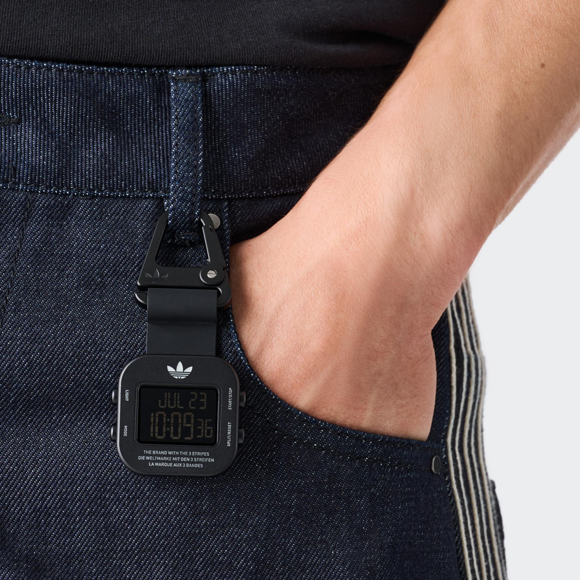 adidas Originals Digitaluhr »ADAPTIK ONE« Quarzuhr, Armbanduhr, Damenuhr, Herrenuhr, Silikonarmband