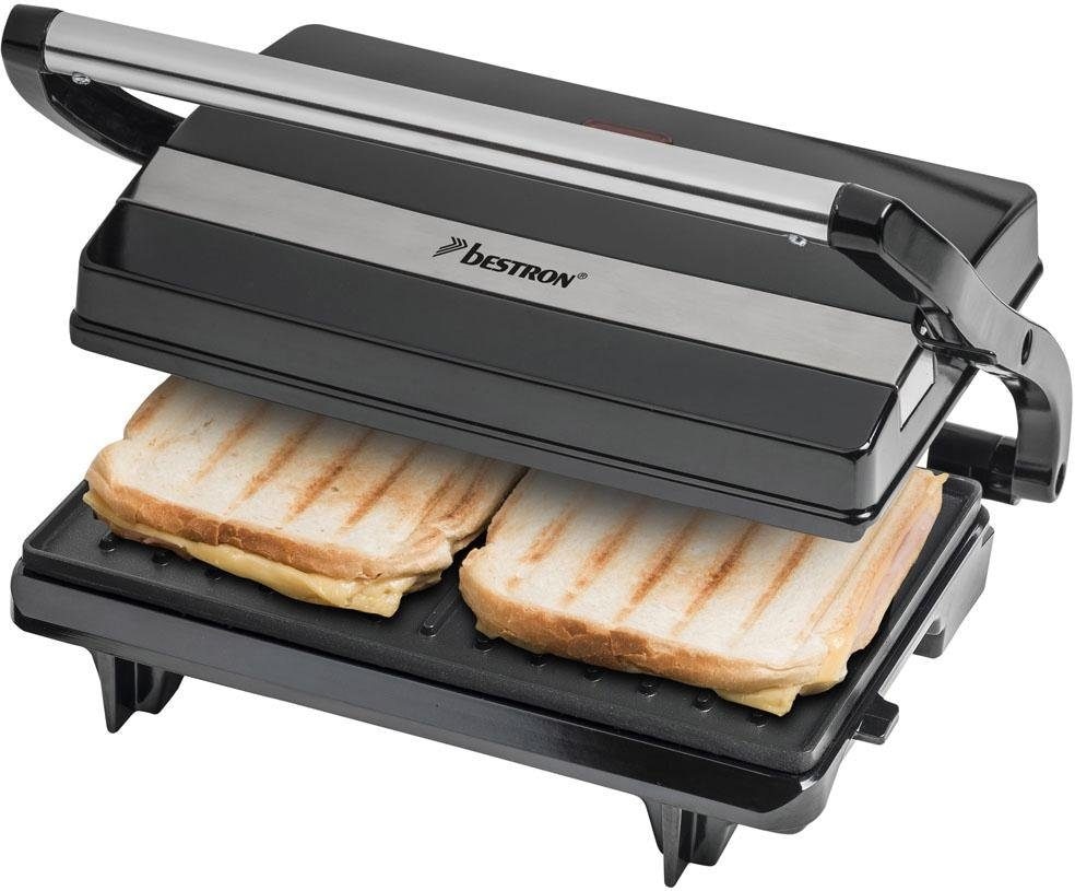 bestron Kontaktgrill »APM123Z Sandwich-/Panini Viva Italia«, -Kontaktgrill | BAUR W, 700 einsetzbar, als auch antihaftbeschichtet