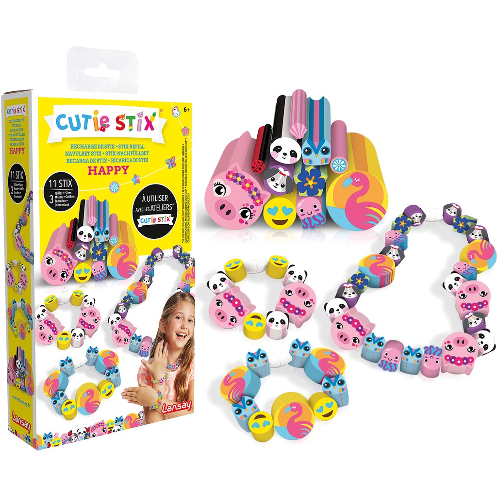 CUTIE STIX Kreativset »Cutie Stix, Nachfüllpack Happy«