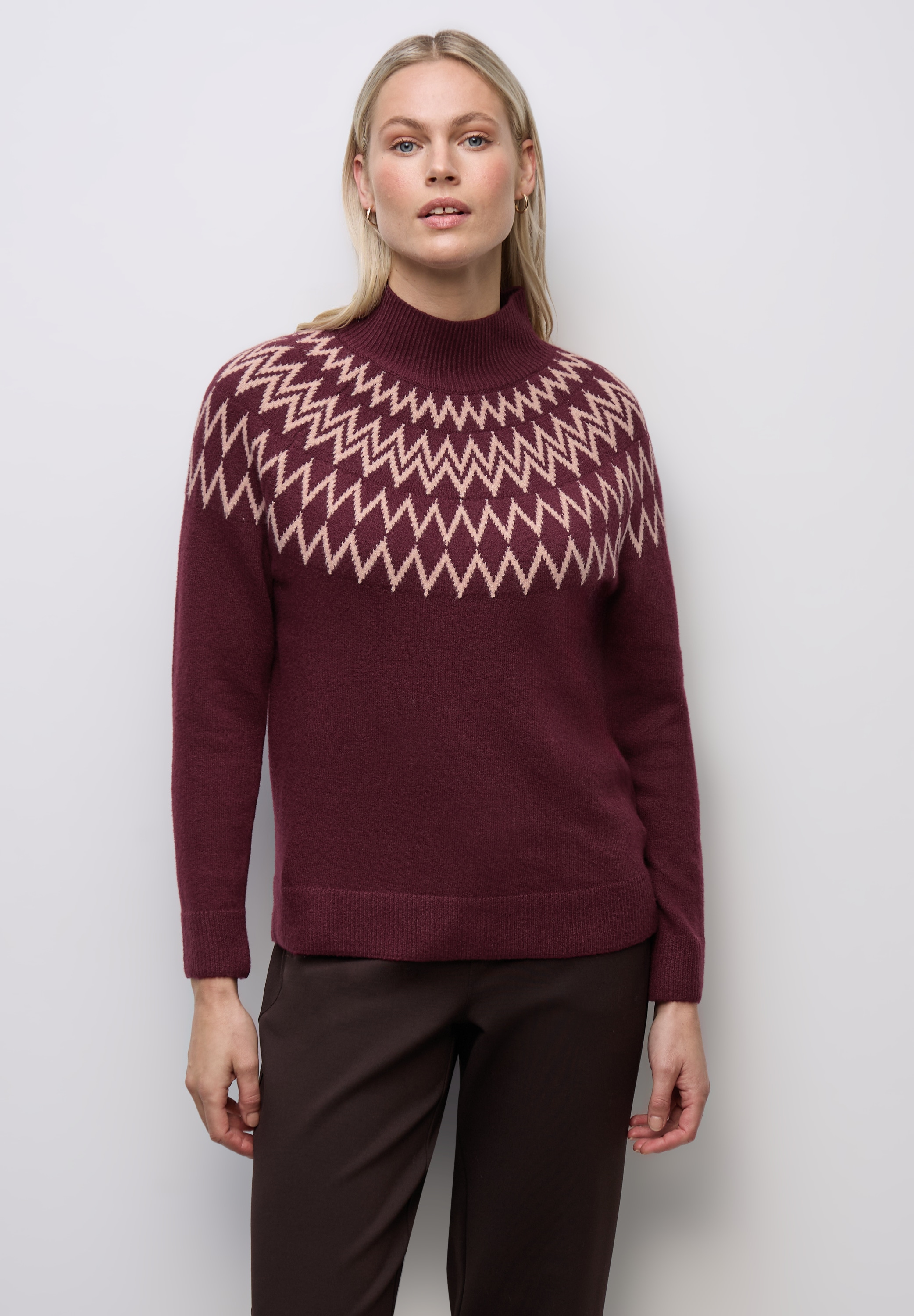 STREET ONE Strickpullover im soften Baumwoll-Mix günstig online kaufen