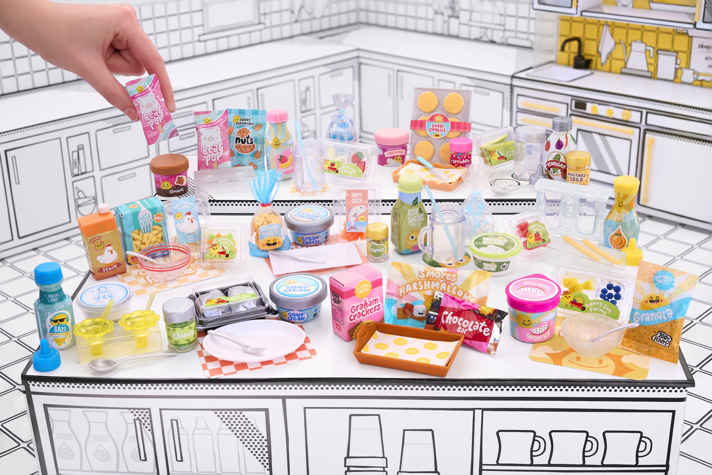 MGA ENTERTAINMENT Kreativset »MGA's Miniverse-Mini Foods Cafe«, sortierte Lieferung