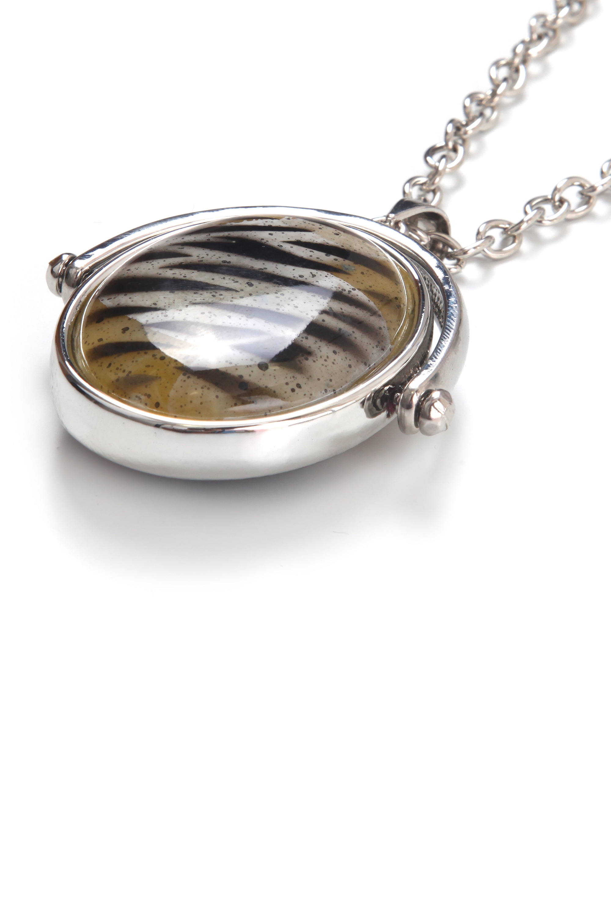 COLLEZIONE ALESSANDRO Lange Kette »Joke«, Anhänger mit Reptildruck