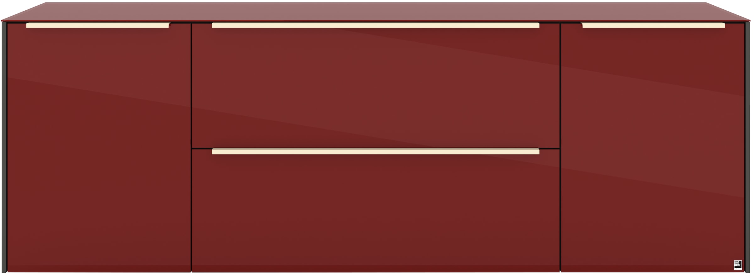 set one by Musterring Lowboard »Reno« 1 Stk. tlg. Mit Gleitern und in verschiedenen Farben erhältlich