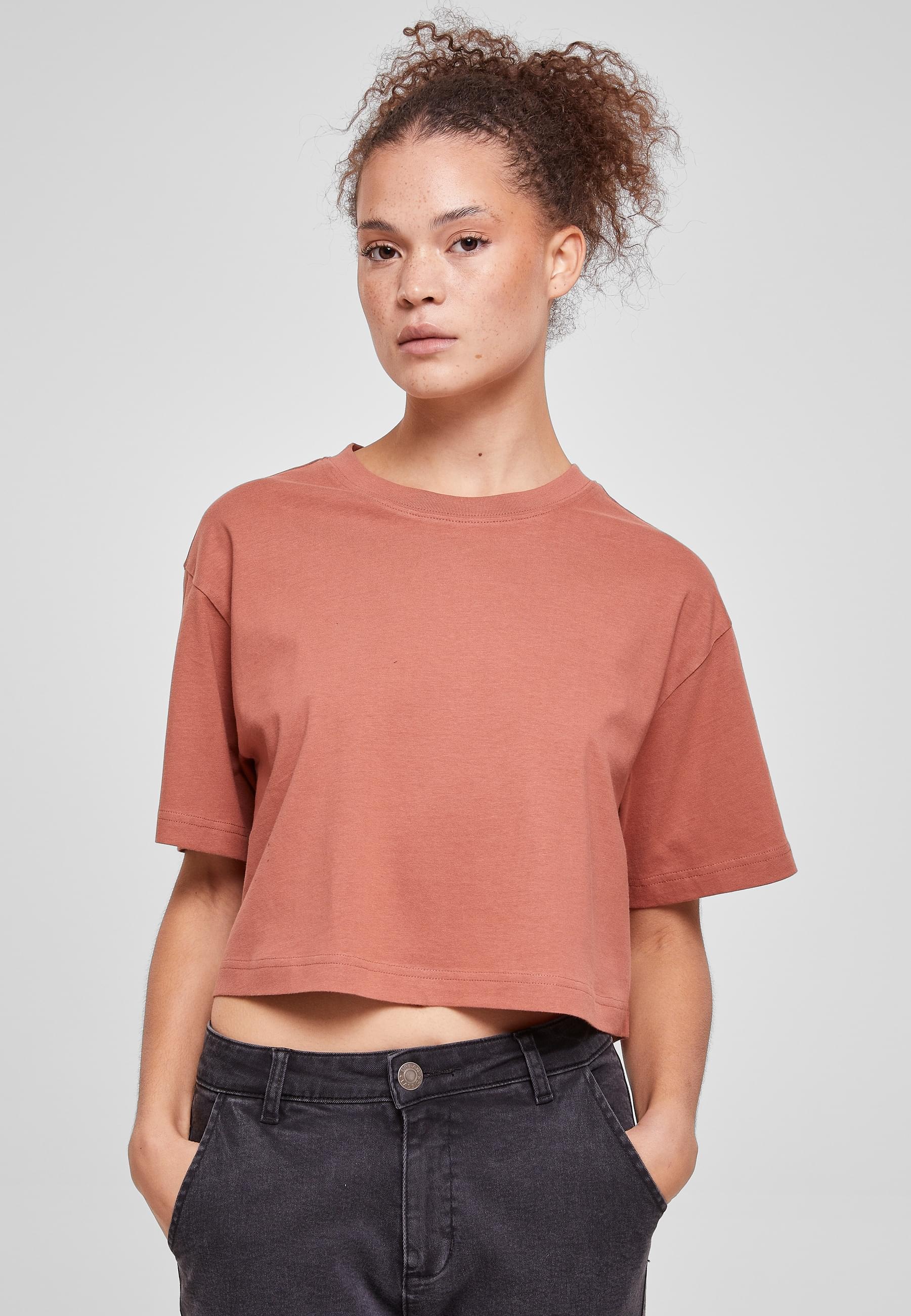 URBAN CLASSICS T-Shirt »Urban Classics Damen Ladies Short Oversized Tee«, (1 tlg.)