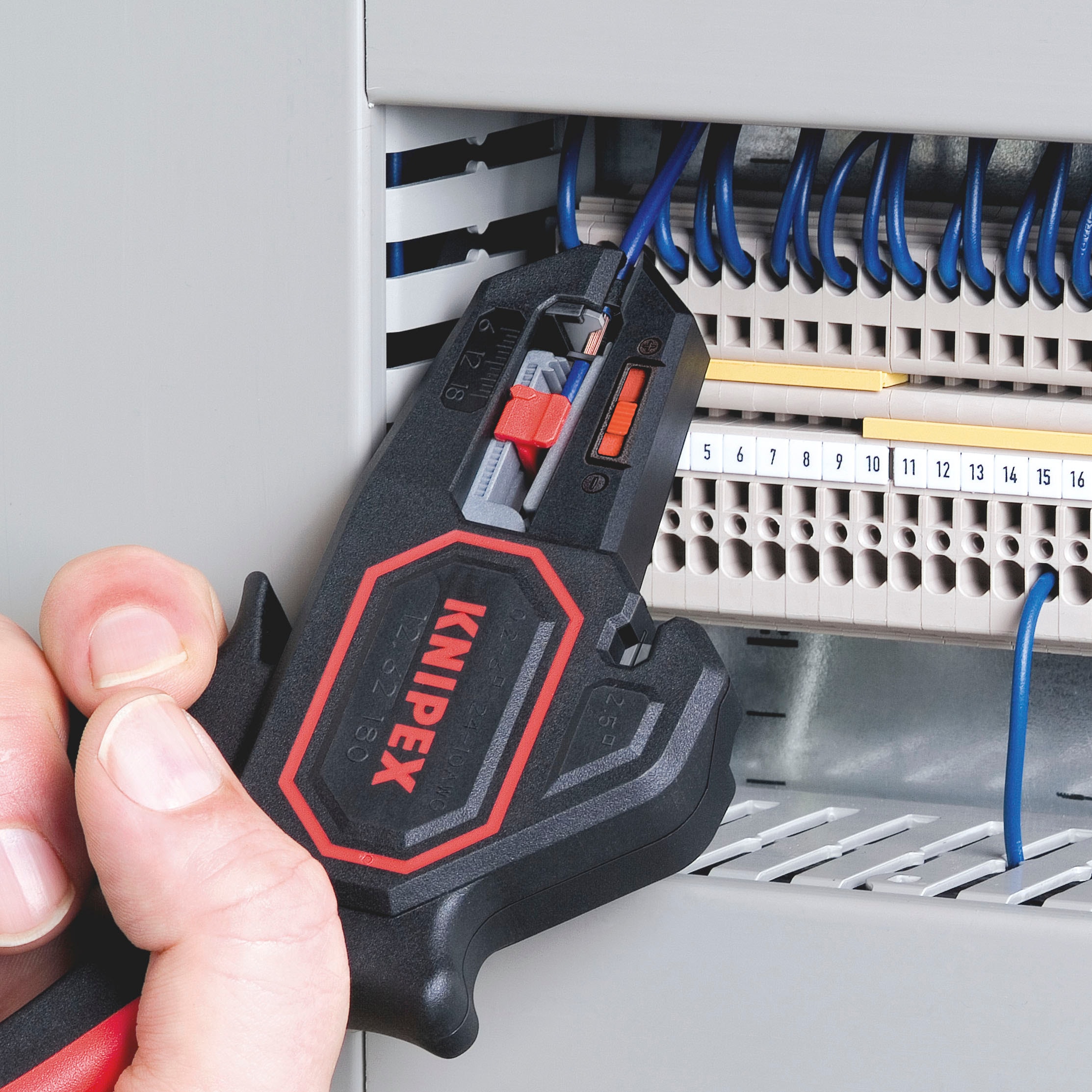 Knipex Abisolierzange »12 62 180«, (1 tlg.), automatisch, 180 mm