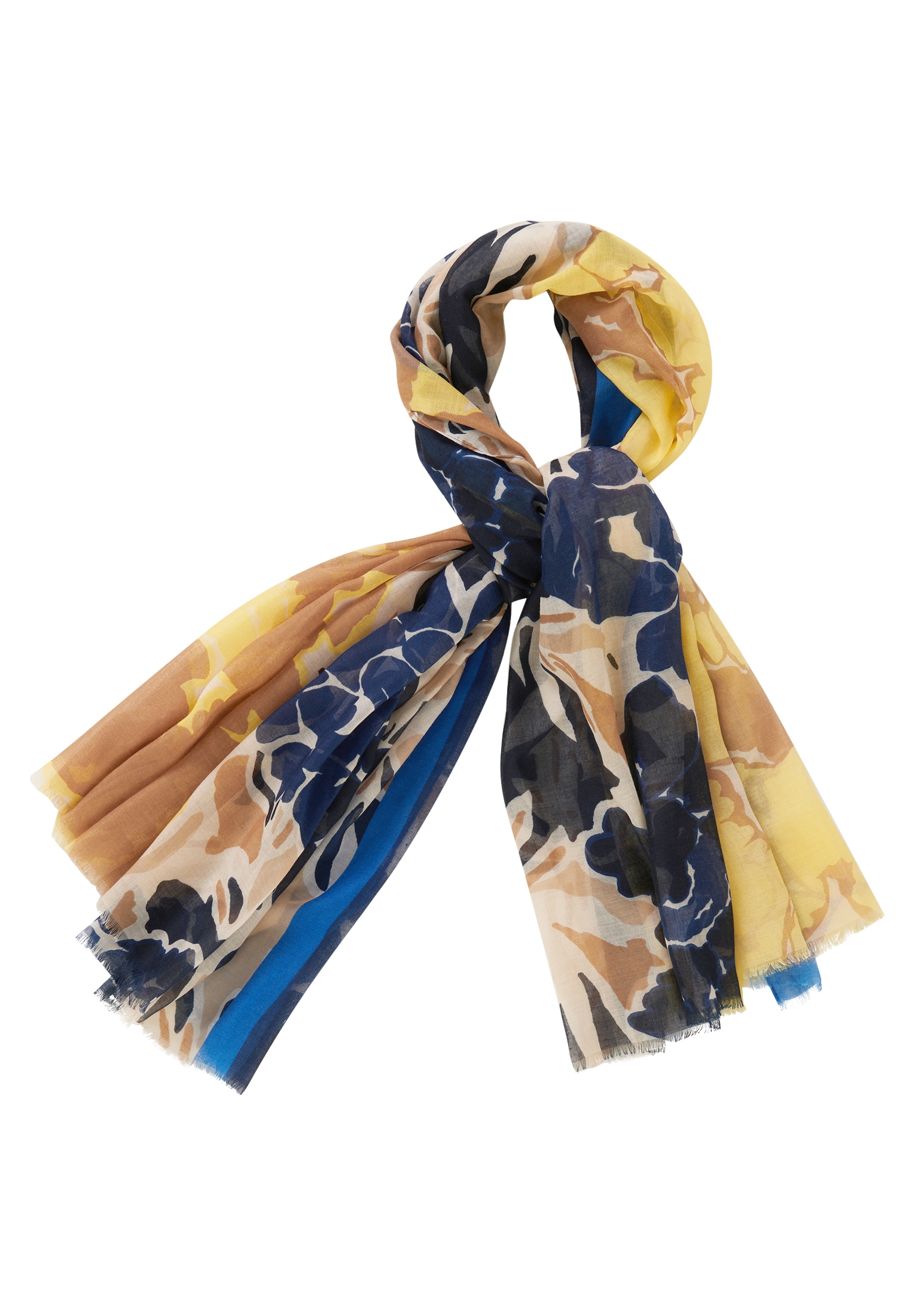 Betty Barclay Modetuch »Betty Barclay Damen Tuch mit Blumenprint«, Fransen