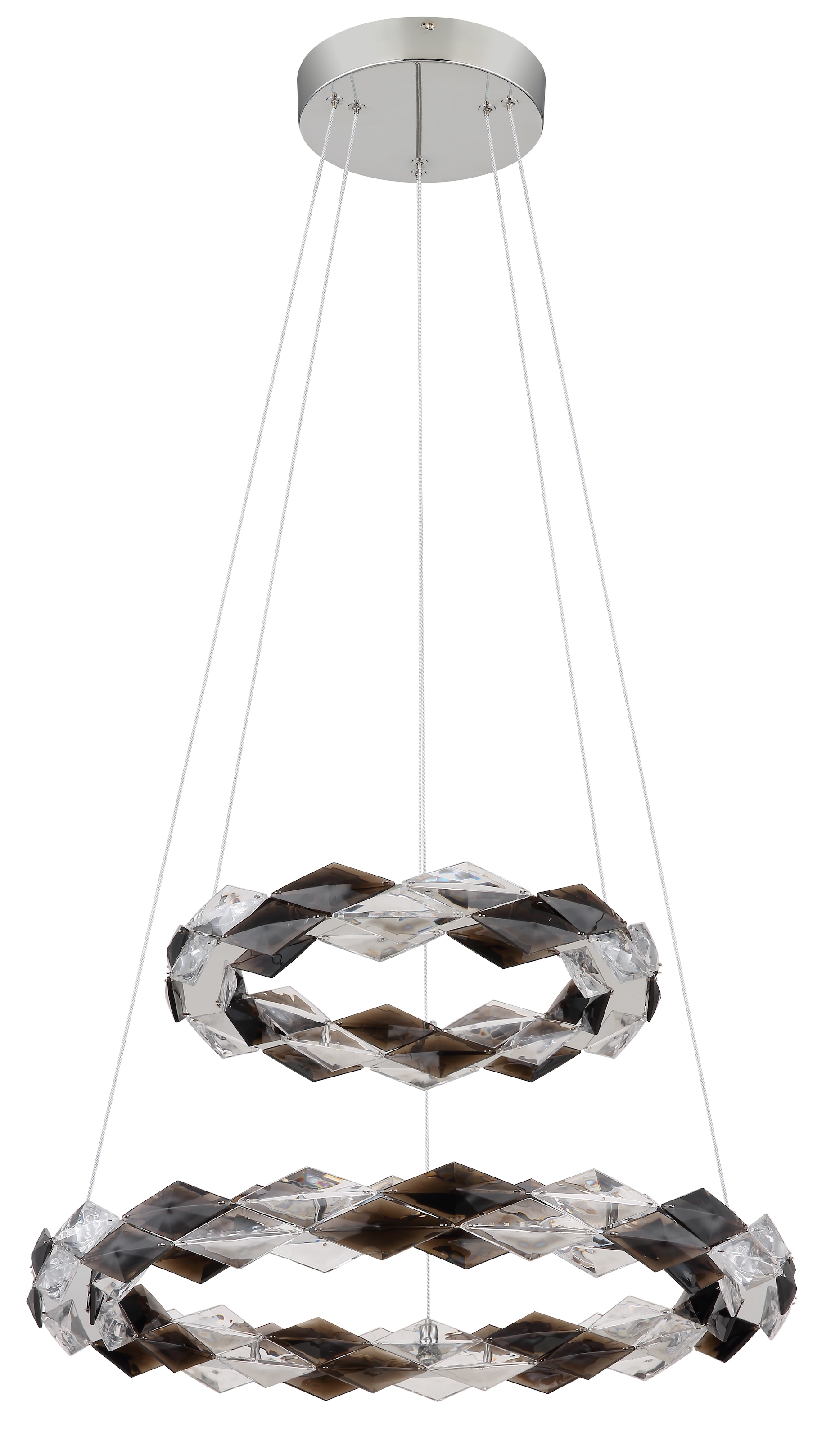 GLOBO LIGHTING LED Pendelleuchte »KARILION«, Leuchtmittel LED-Modul | LED fest integriert, Hängelampe/Hängeleuchte/Wohnzimmer/Esstisch/elegant