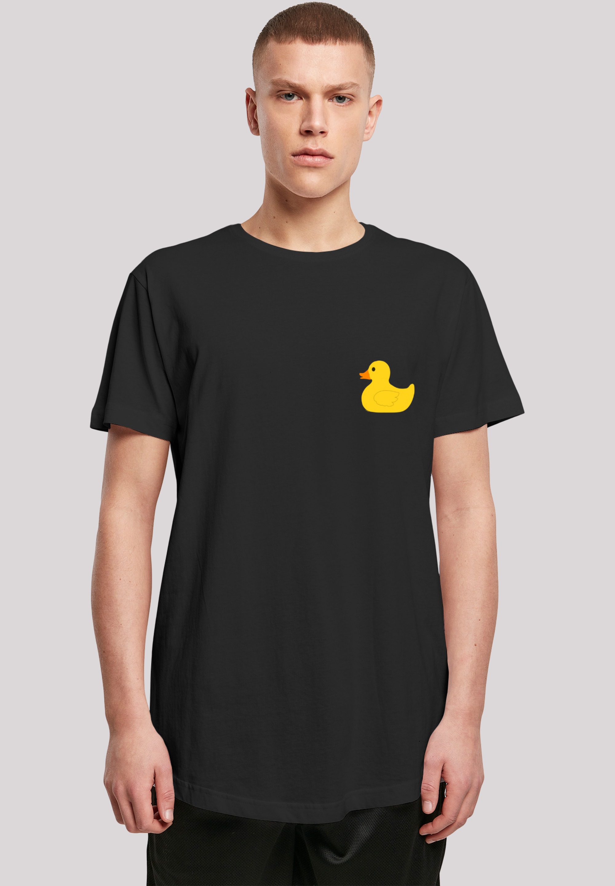 F4NT4STIC T-Shirt »Yellow Rubber Duck LONG« Print