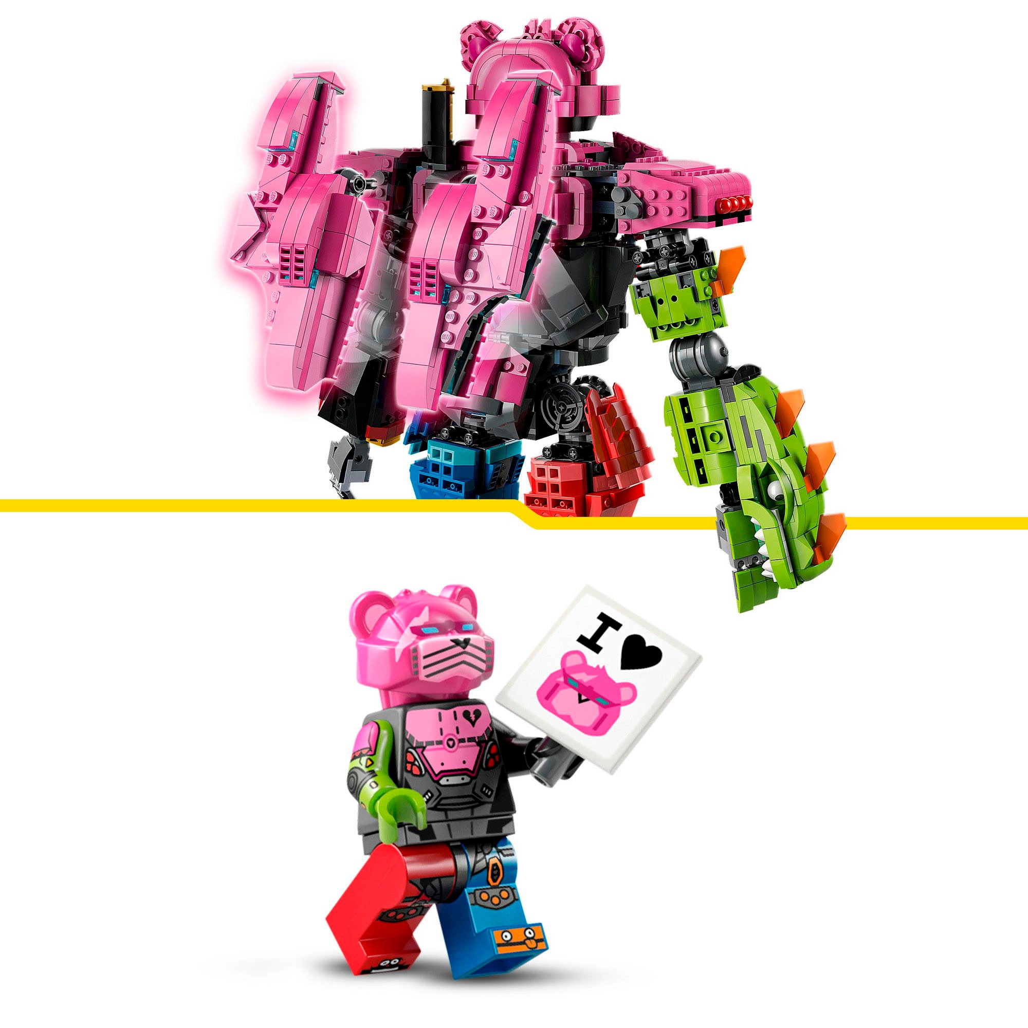 LEGO® Konstruktionsspielsteine »Mecha-Anführer (77078), LEGO Fortnite«, (2503 St.), Made in Europe