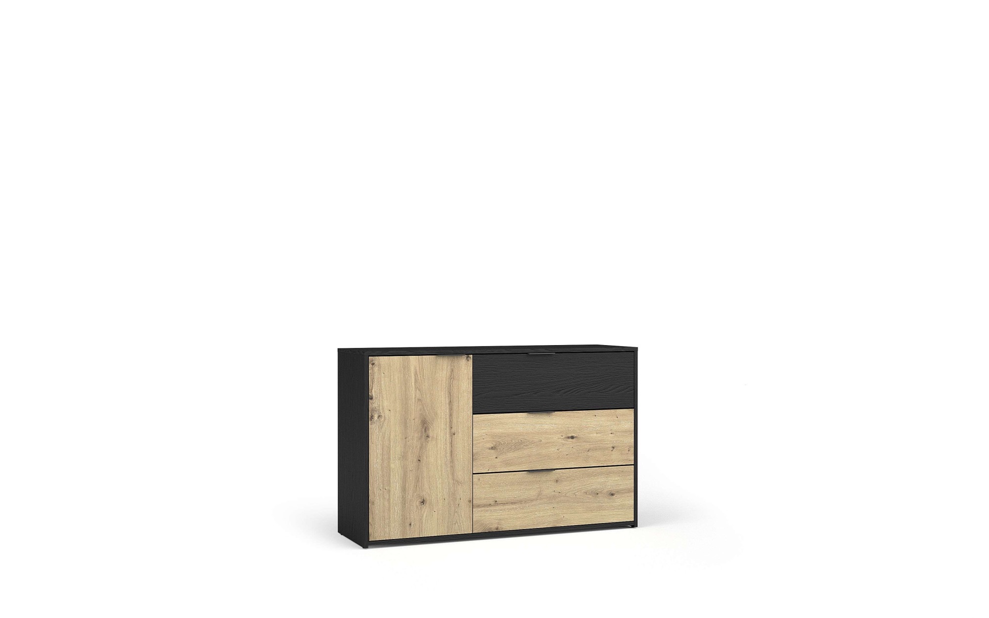 Home affaire Kommode "PERY Sideboard mit 3 Schubladen und 3 Fächer, Maße B/ günstig online kaufen