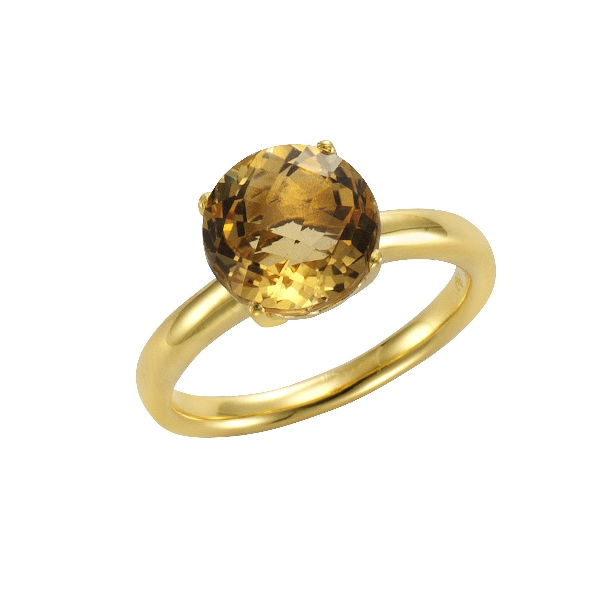 Jamelli Fingerring »925 Silber vergoldet mit echtem Citrin« kaufen