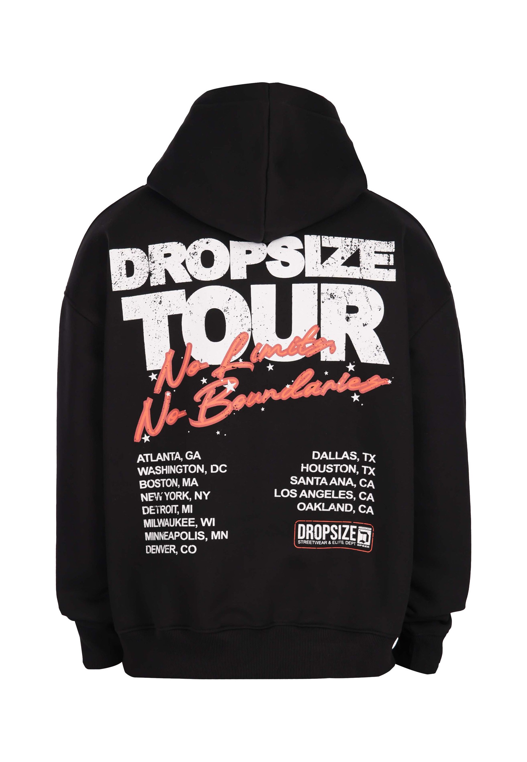 Dropsize Kapuzenpullover "Dropsize HEAVY OVERSIZE TOUR HOODIE" 1 Stk. günstig online kaufen
