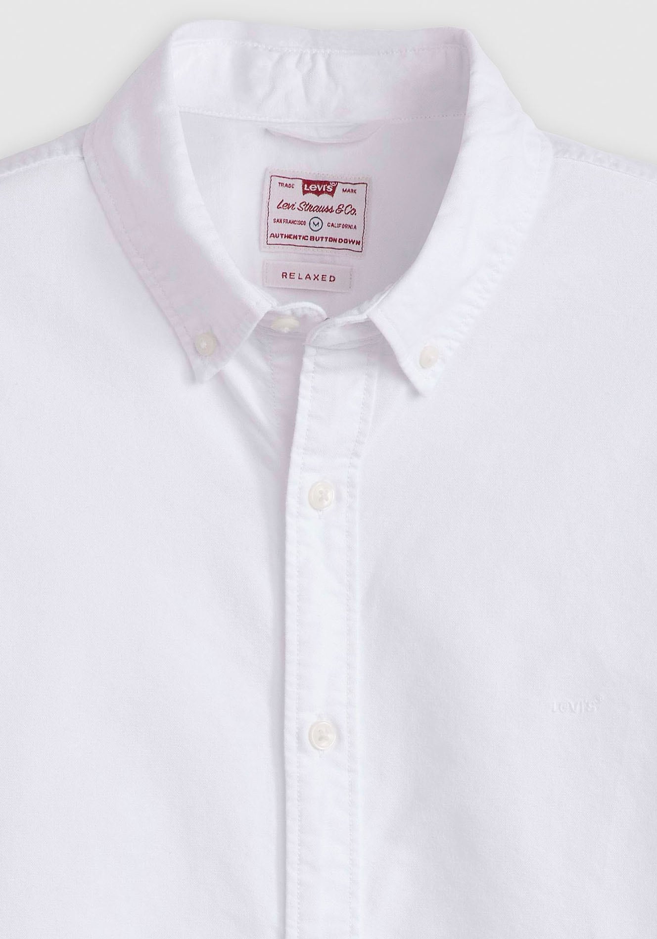 Levi's® Kurzarmhemd »SS AUTHENTIC BUTTON DOWN«, mit kleiner Logostickerei auf der Brust