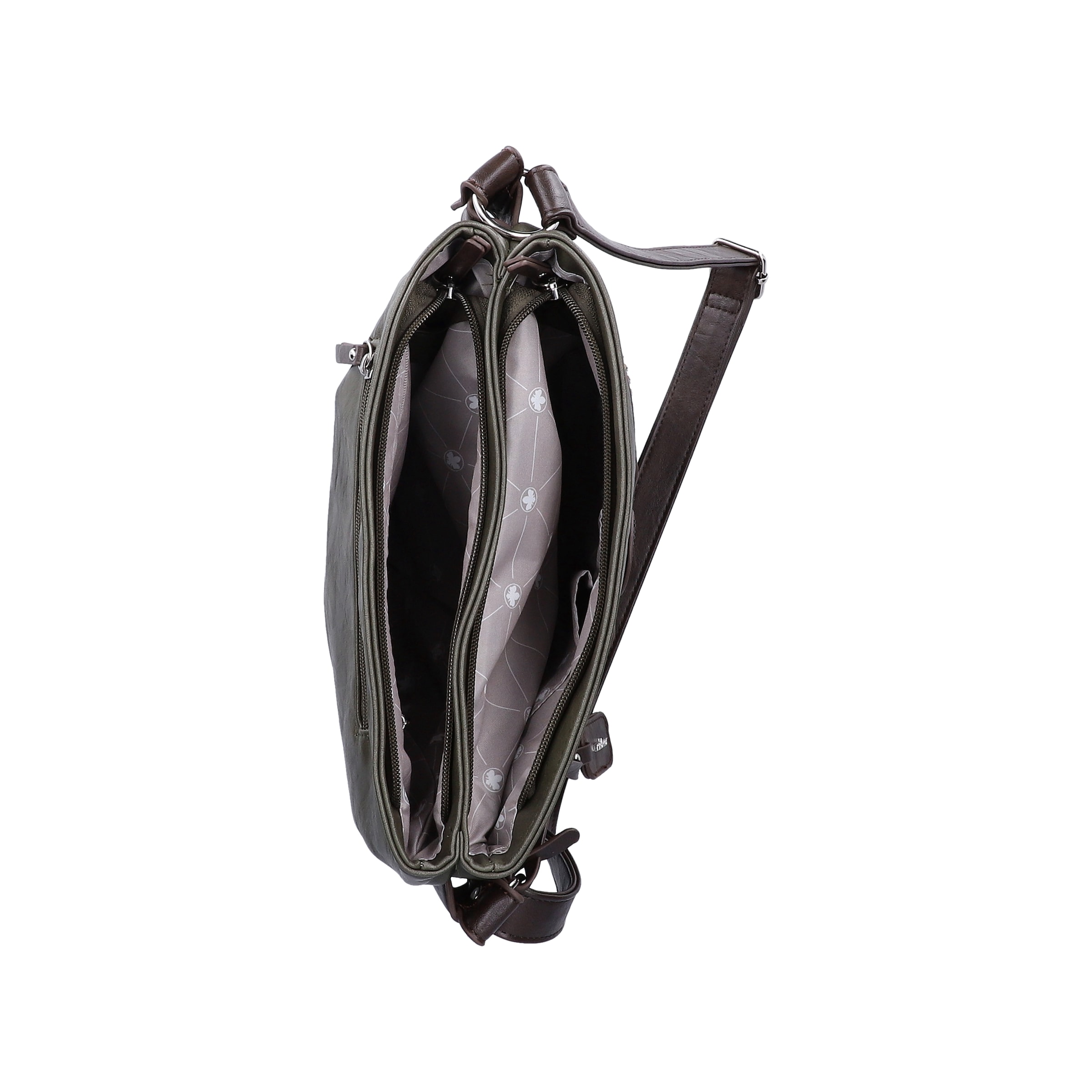 Rieker Umhängetasche Schultertasche, Damen-Tasche mit praktischem Reißverschluss-Rückfach