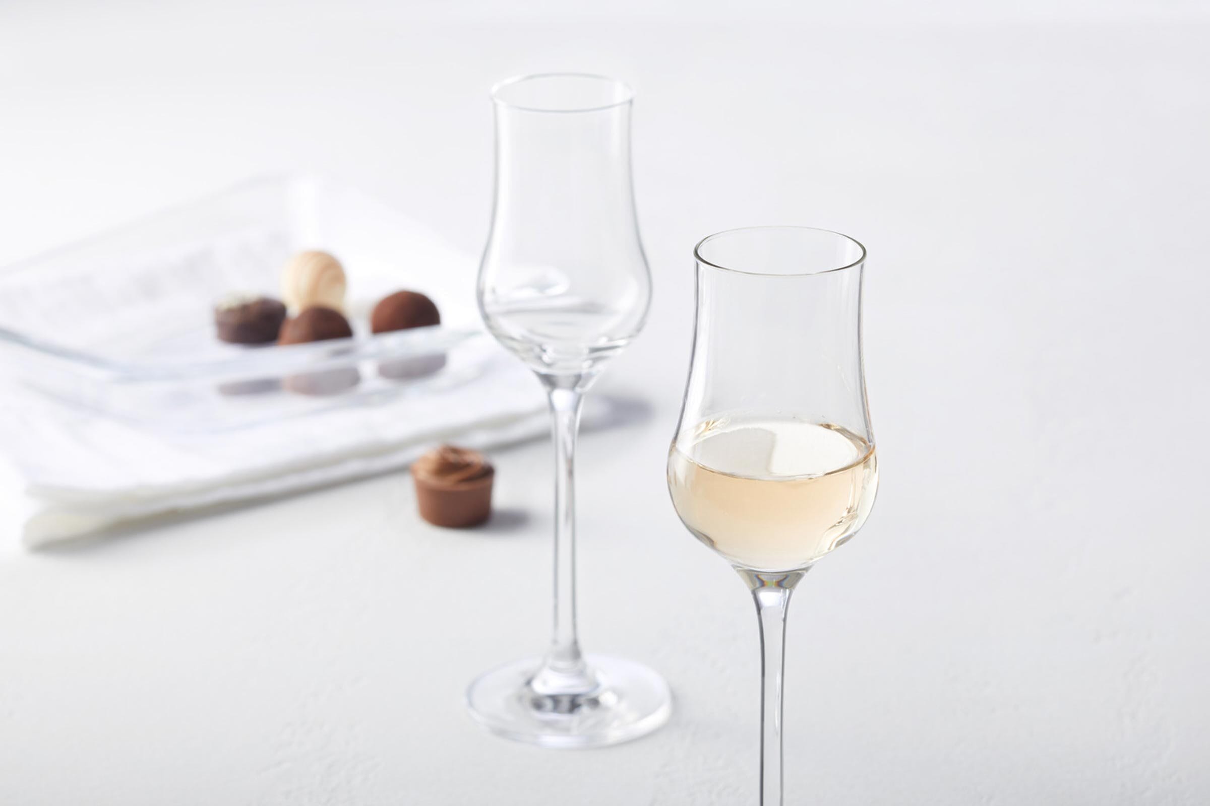 LEONARDO Aperitifglas »Grappagläser mit Füllstrichen Puccini Gastro-Edition 2 & 4 cl 6er Set transparent«