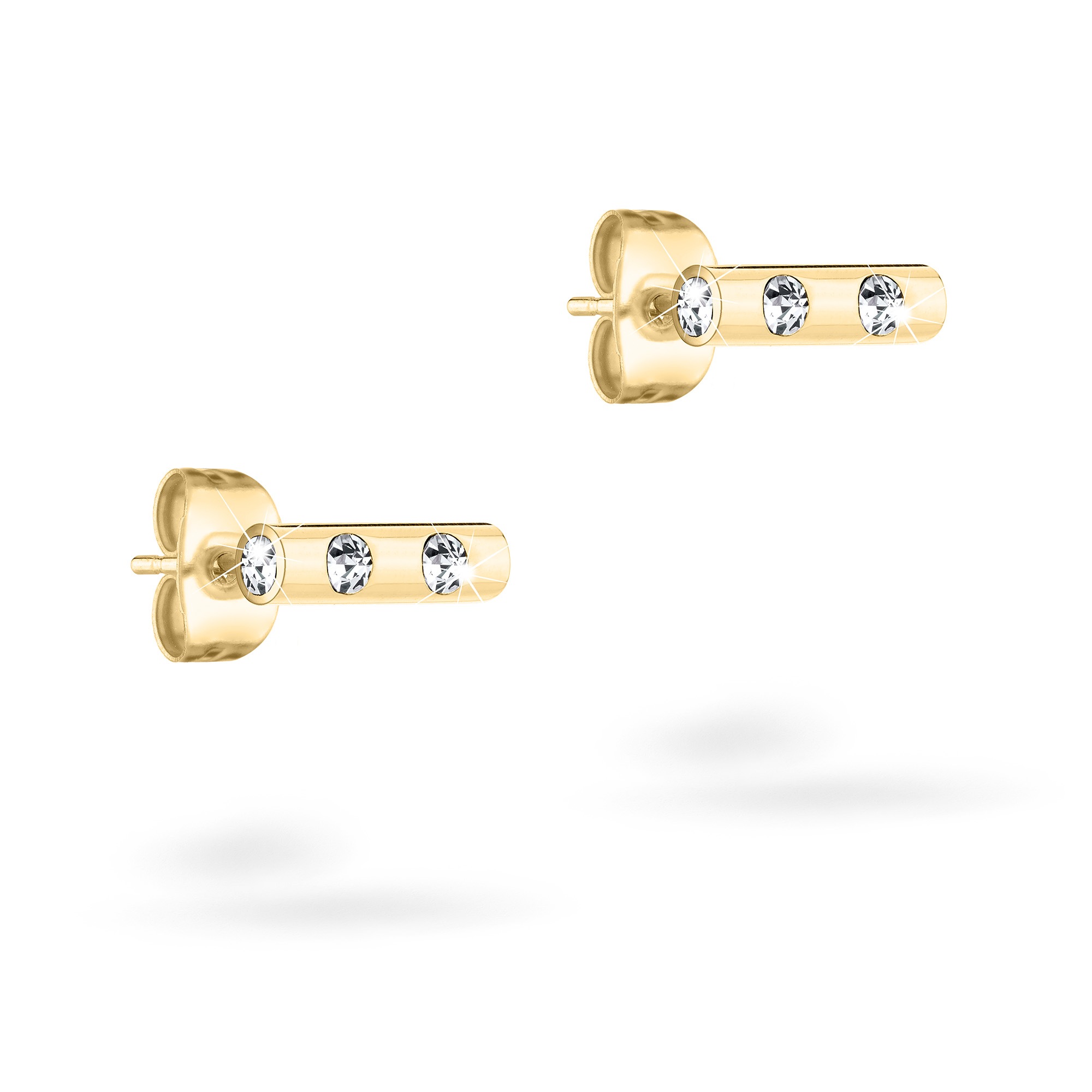 Tamaris Paar Ohrstecker »Tiny Tubes« mit Glasstein
