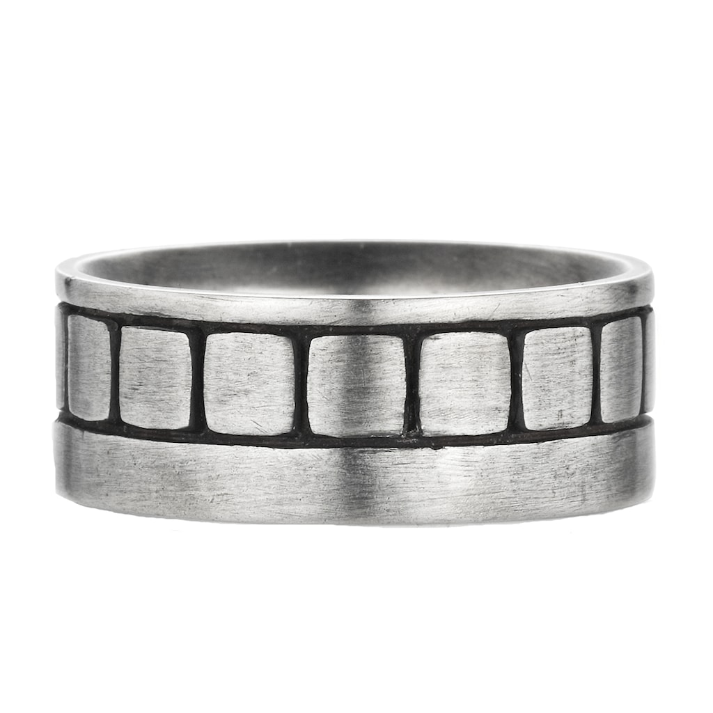 CAÏ Fingerring »925/- Sterling Silber oxidiert Europa«