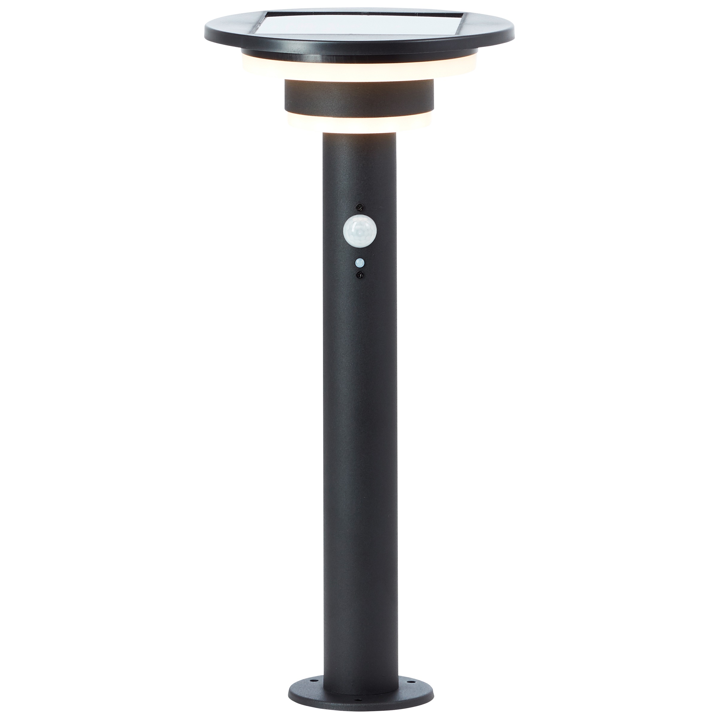 Brilliant LED Sockelleuchte »Garvina«, Solar, 45 cm, 430 lm, 3000 K, Edelstahl, matt schwarz