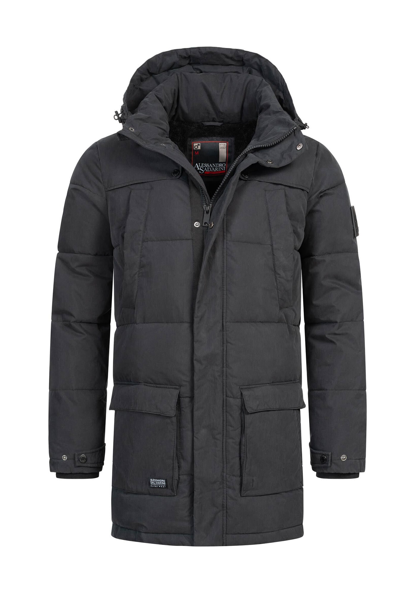 Alessandro Salvarini Winterjacke »ASArtiika« innen mit warmem Teddyfell