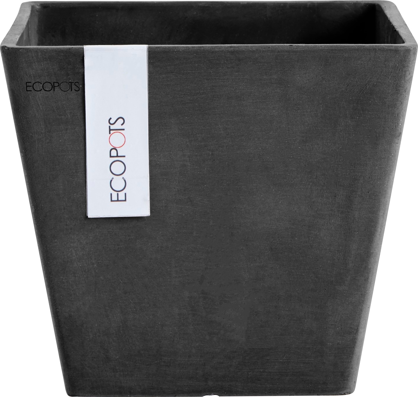 BxTxH: ECOPOTS | Grey«, Black Blumentopf BAUR Friday cm »ROTTERDAM Dark 20x20x17,5