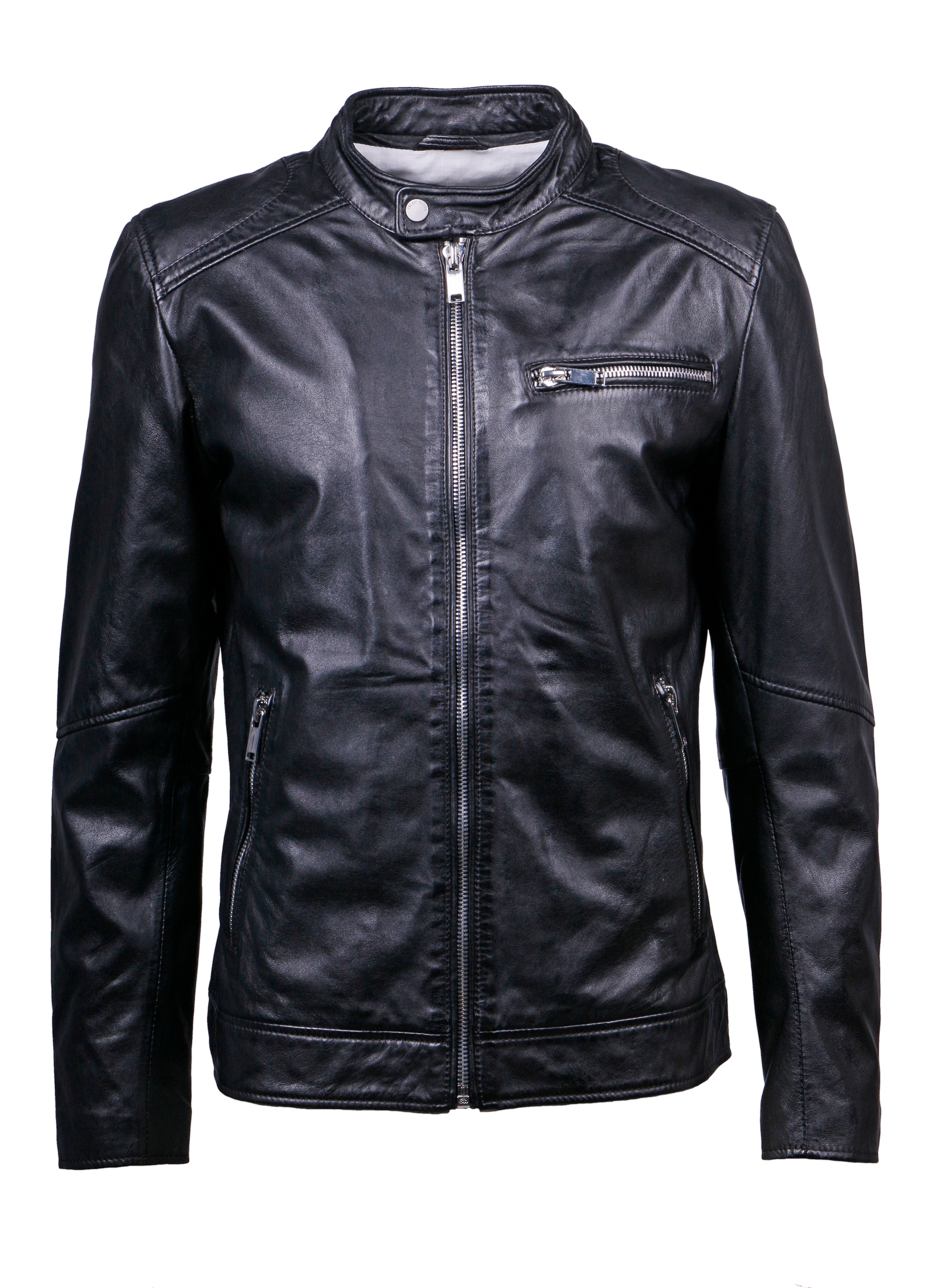 Freaky Nation Lederjacke »Lucky Jim-FN«