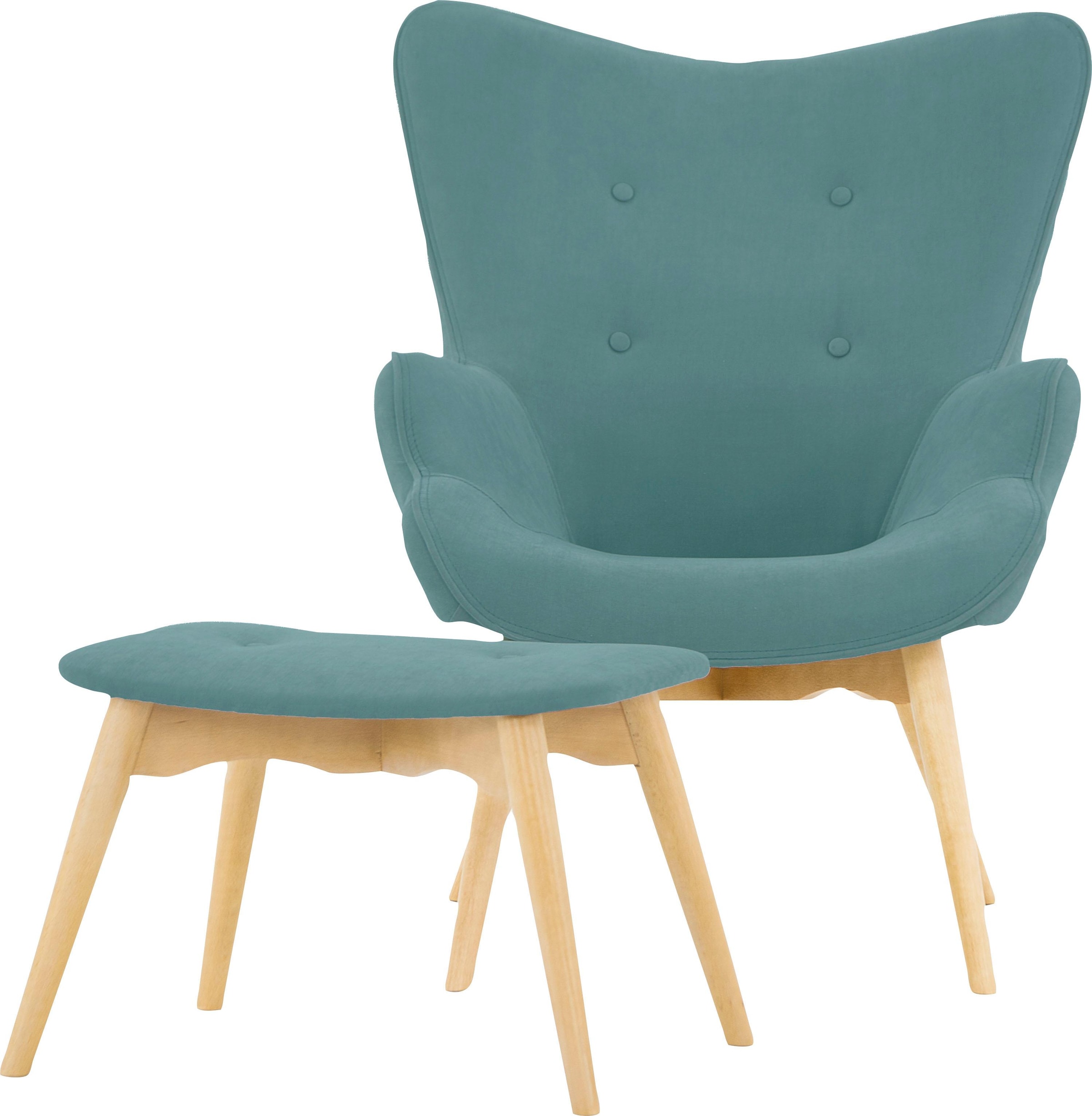 Home affaire Sessel "Egense" wahlweise mit oder ohne Hocker günstig online kaufen