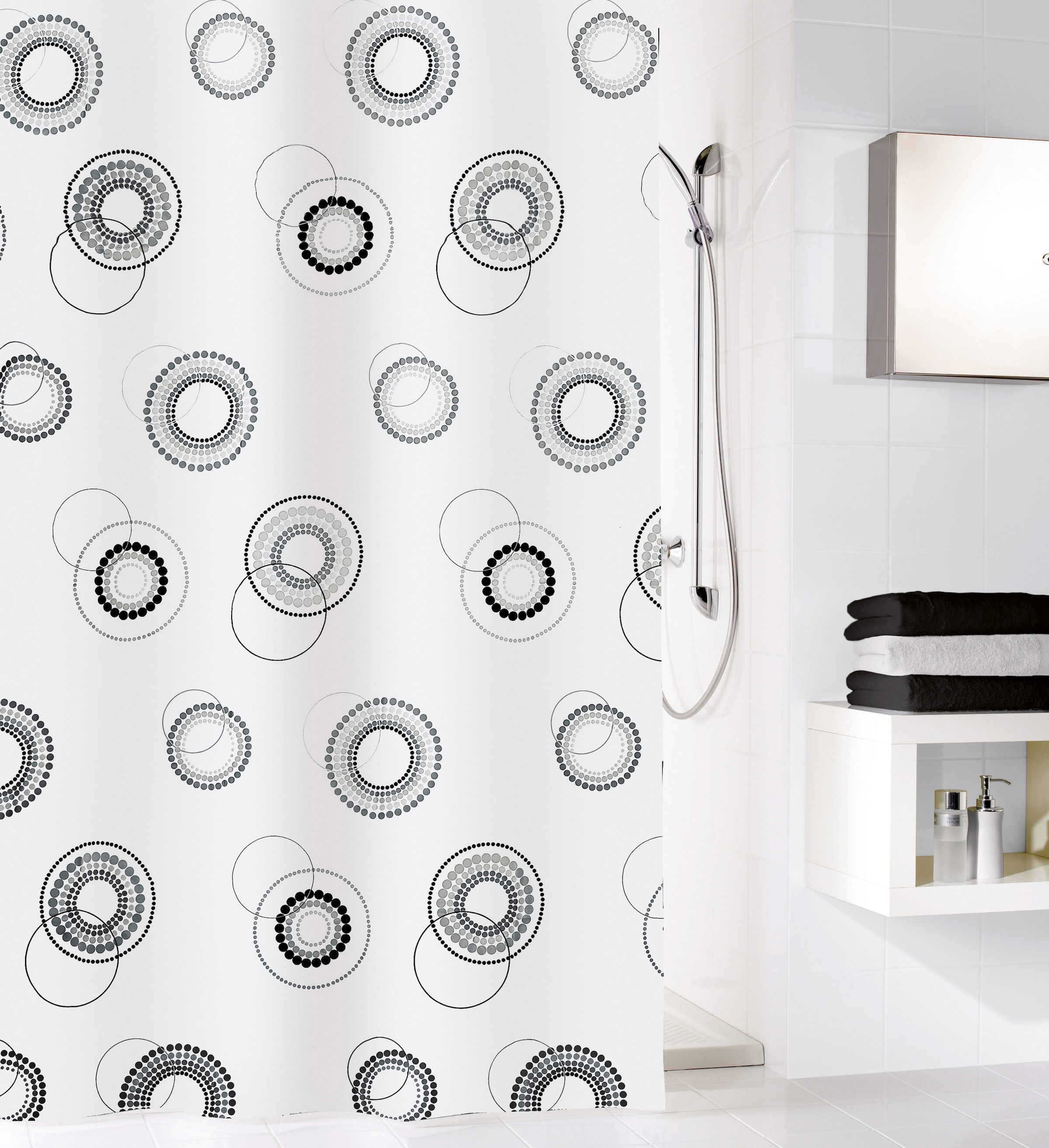 Kleine Wolke Duschvorhang "Luna" Breite 180 cm Höhe 200 cm günstig online kaufen