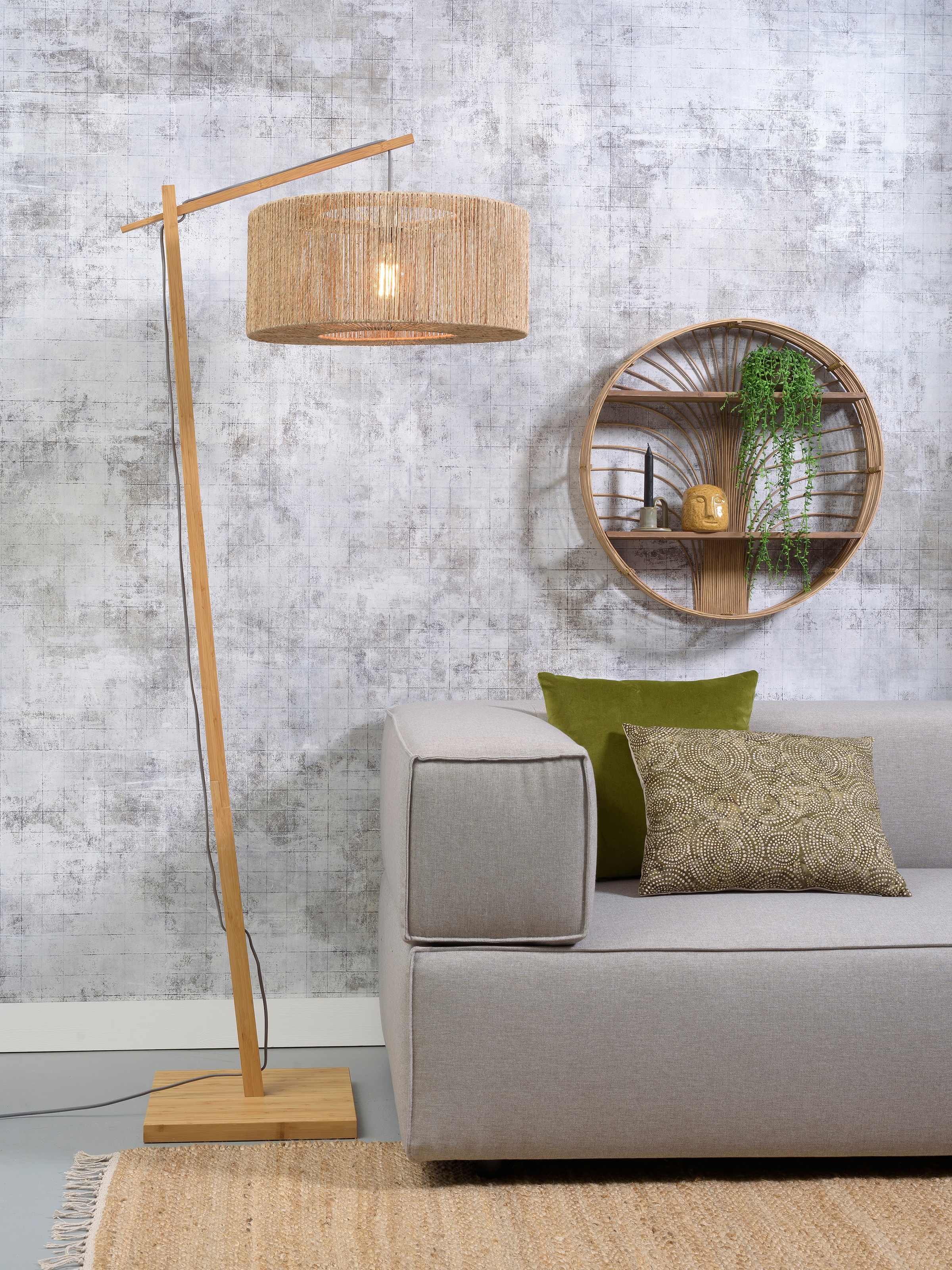 GOOD&MOJO Stehlampe »Iguazu«, Leuchtmittel E27 | ohne Leuchtmittel