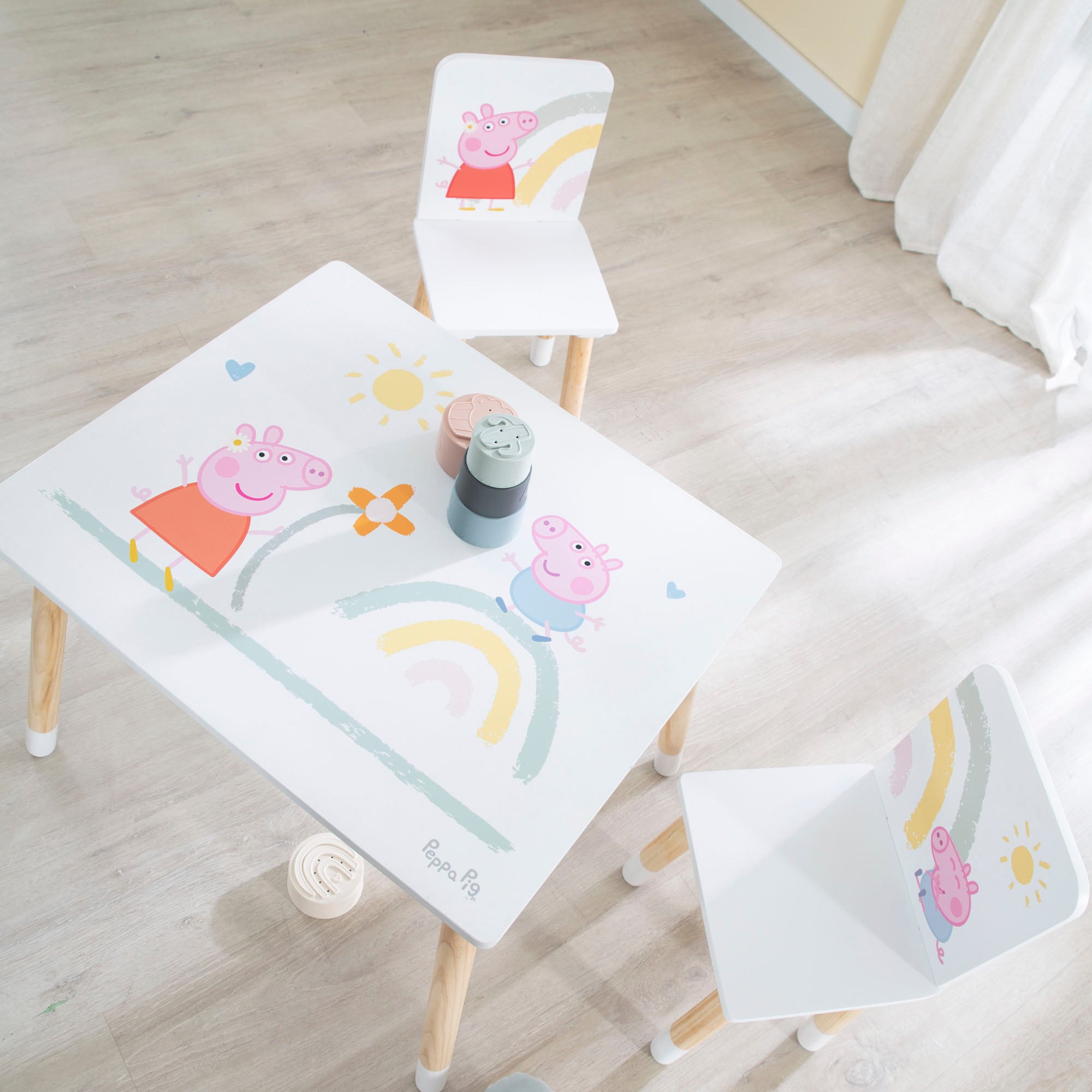 roba® Kindersitzgruppe »Peppa Pig«, (3 tlg.) | BAUR