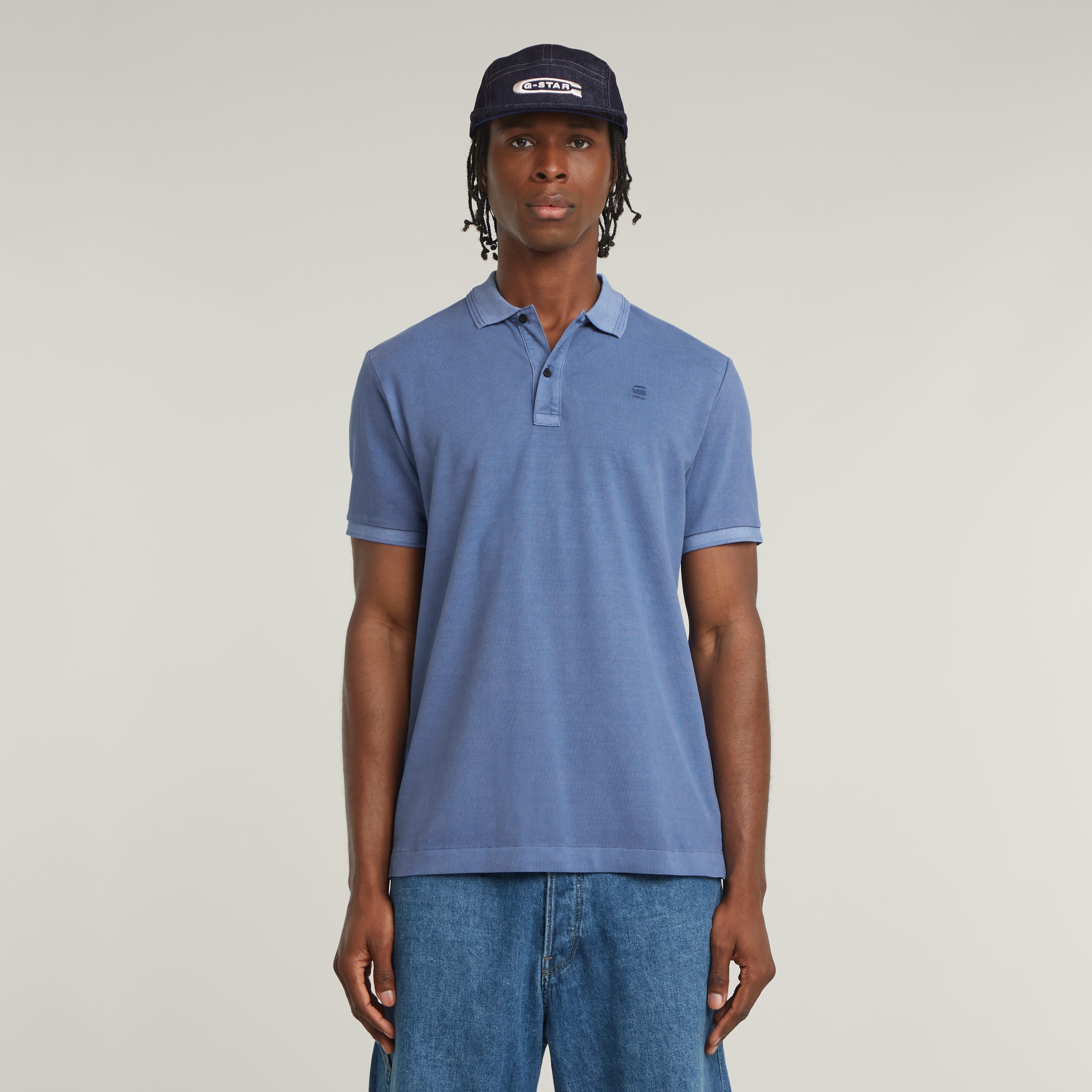 G-STAR Poloshirt "Dunda slim fit", Logoprägung auf der Brust günstig online kaufen