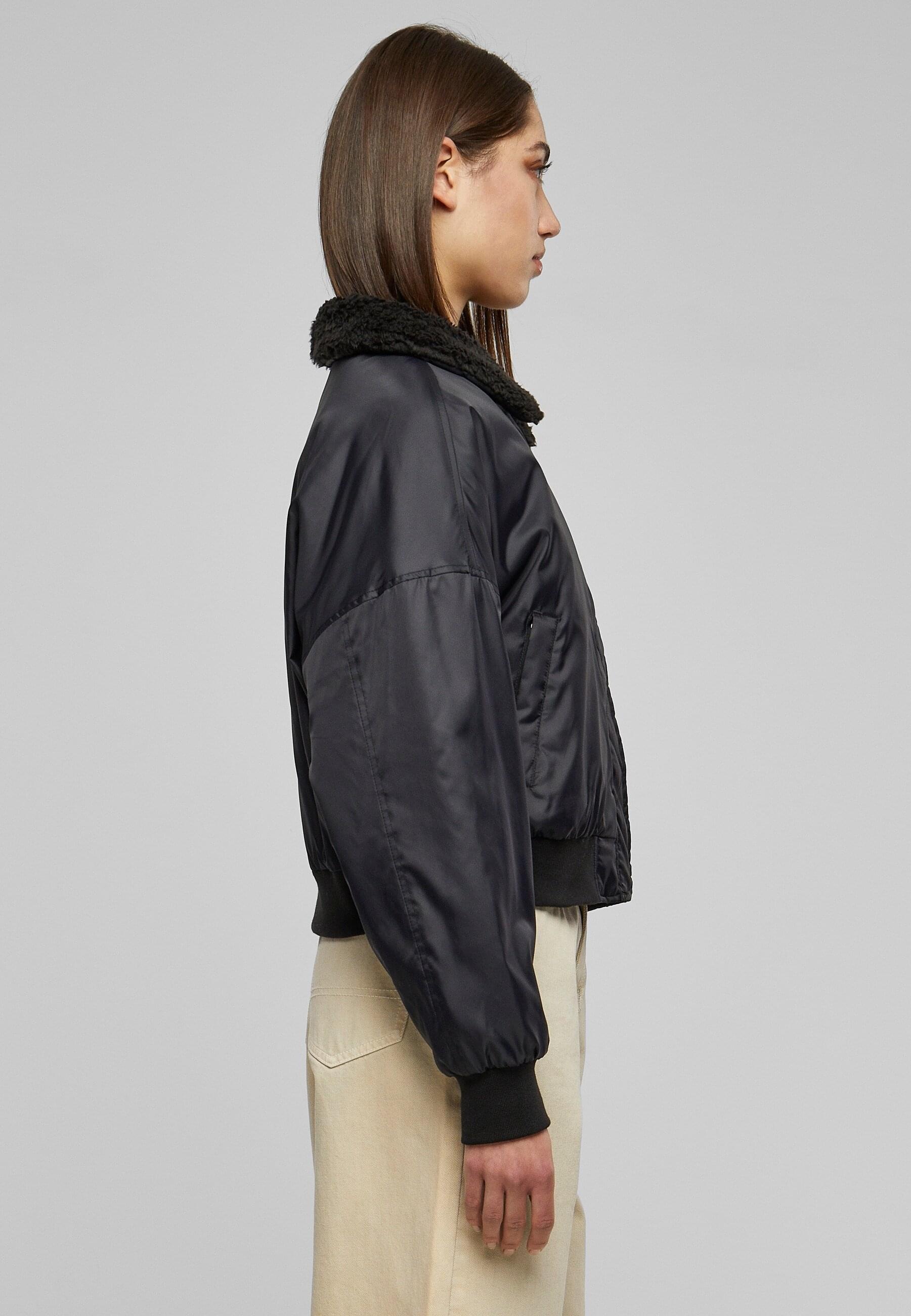 URBAN CLASSICS Winterjacke »Urban Classics Damen Ladies Pilot Bomber Jacket«, (1 St.), ohne Kapuze