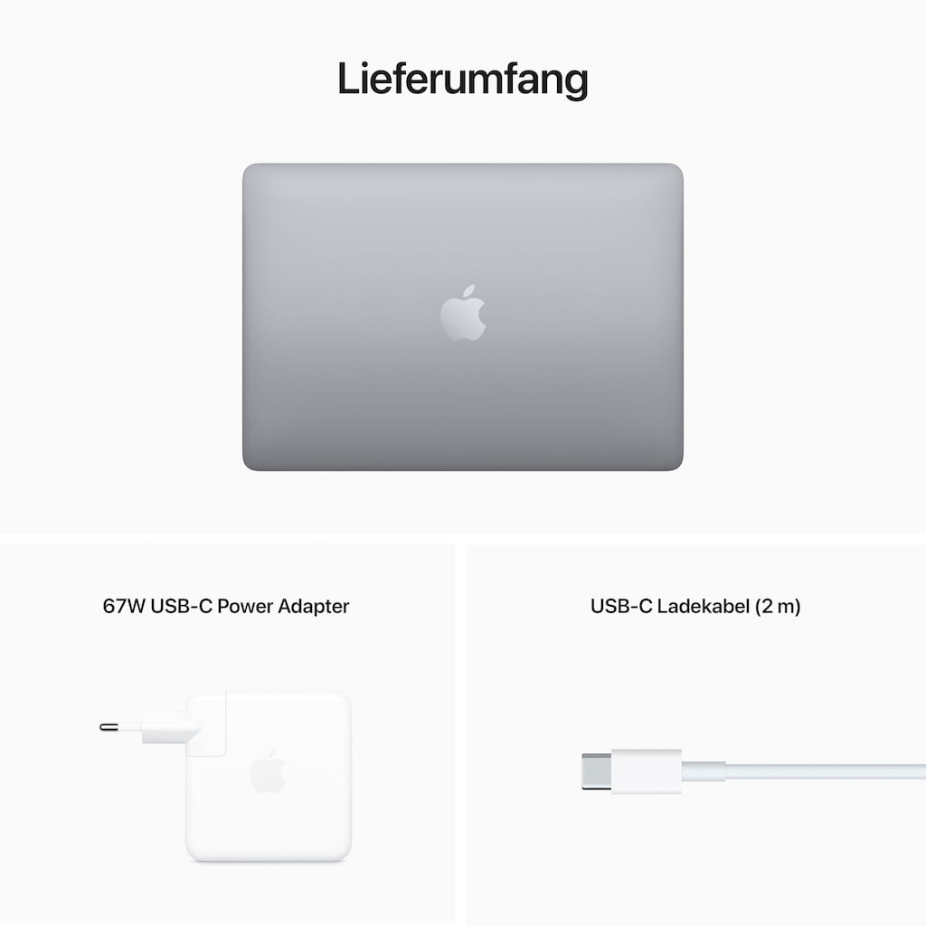 Apple Notebook »13" MacBook Pro«, 33,74 cm, / 13,3 Zoll, Apple, M2, 10-Core GPU, 512 GB SSD