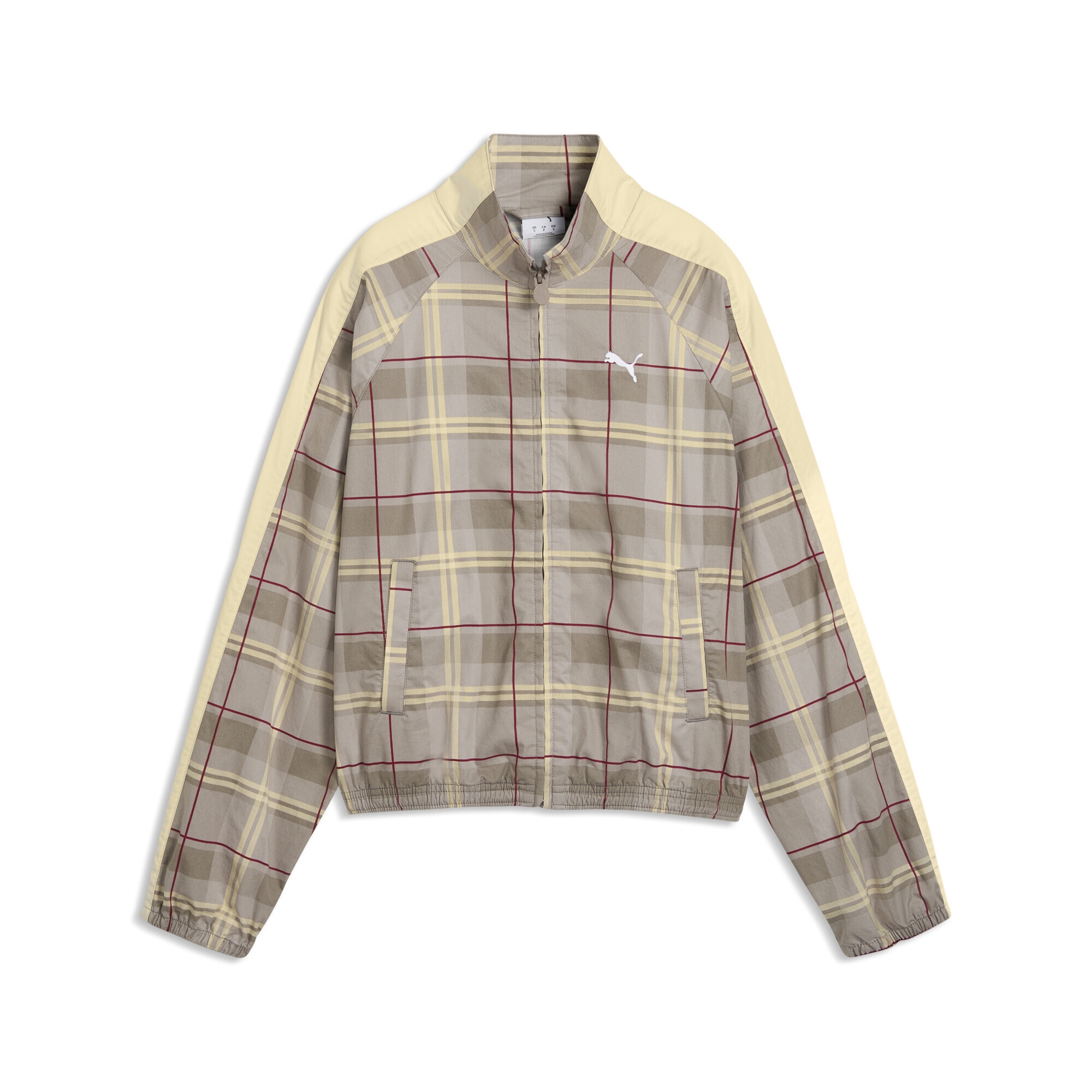 PUMA "T7 Relaxed Tartan-Jacke Damen"
