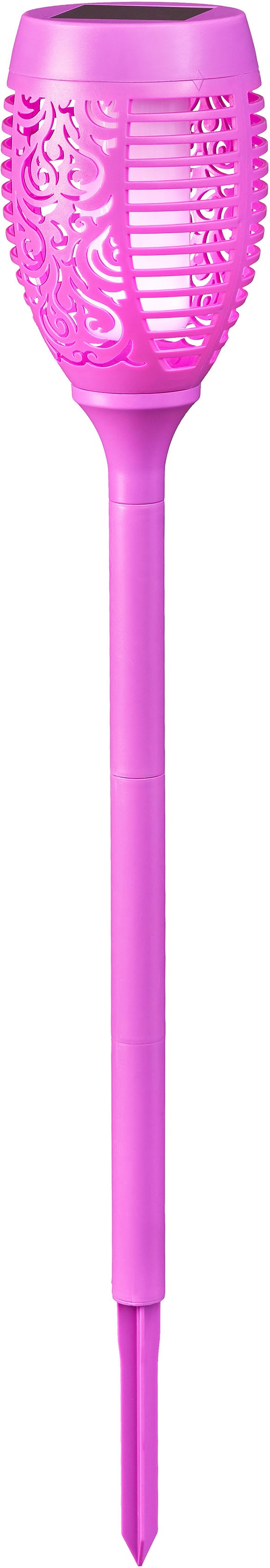 BONETTI LED Gartenfackel LED-Modul 3 Stk. LED Solar Gartenfackel mit realer günstig online kaufen