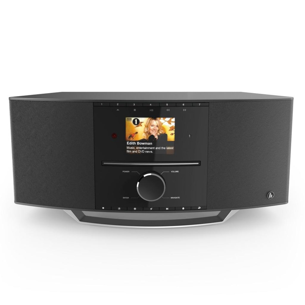 Hama Digitalradio (DAB+) »Internetradio Digitalradio m.CD WLAN/Bluetooth Amazon Music DAB DAB+«, (WLAN-LAN (Ethernet) Digitalradio (DAB+)-Internetradio-FM-Tuner 40 W)