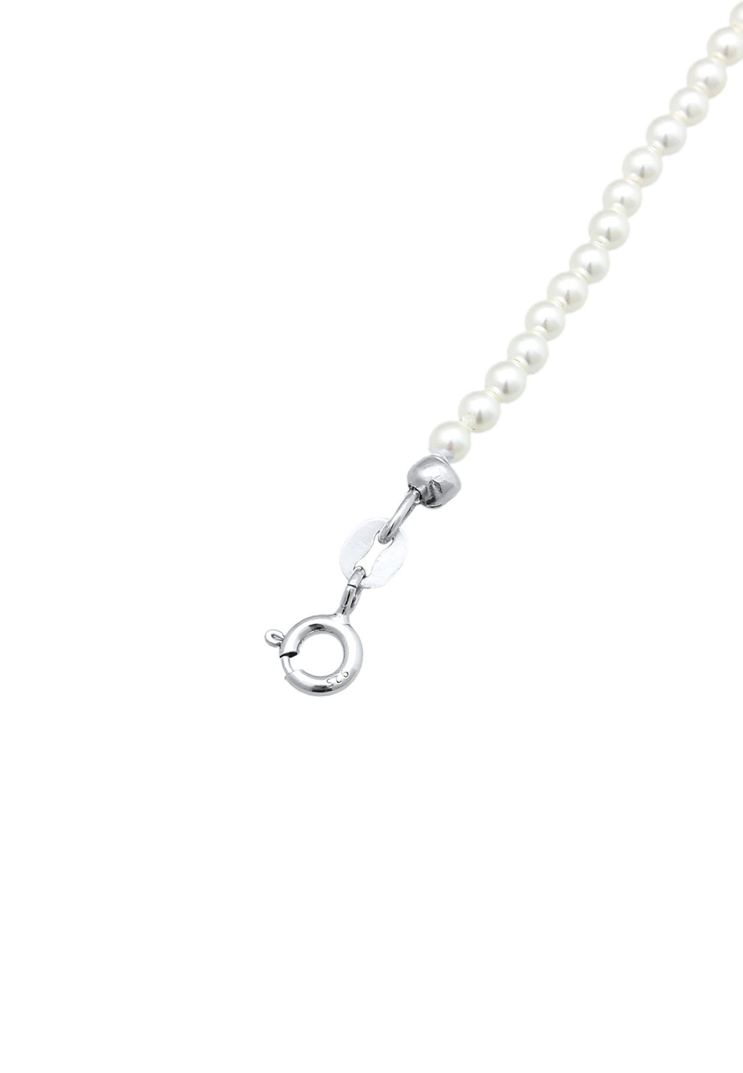 Elli Choker »Halskette Choker Muschelkernperlen 925 Silber«