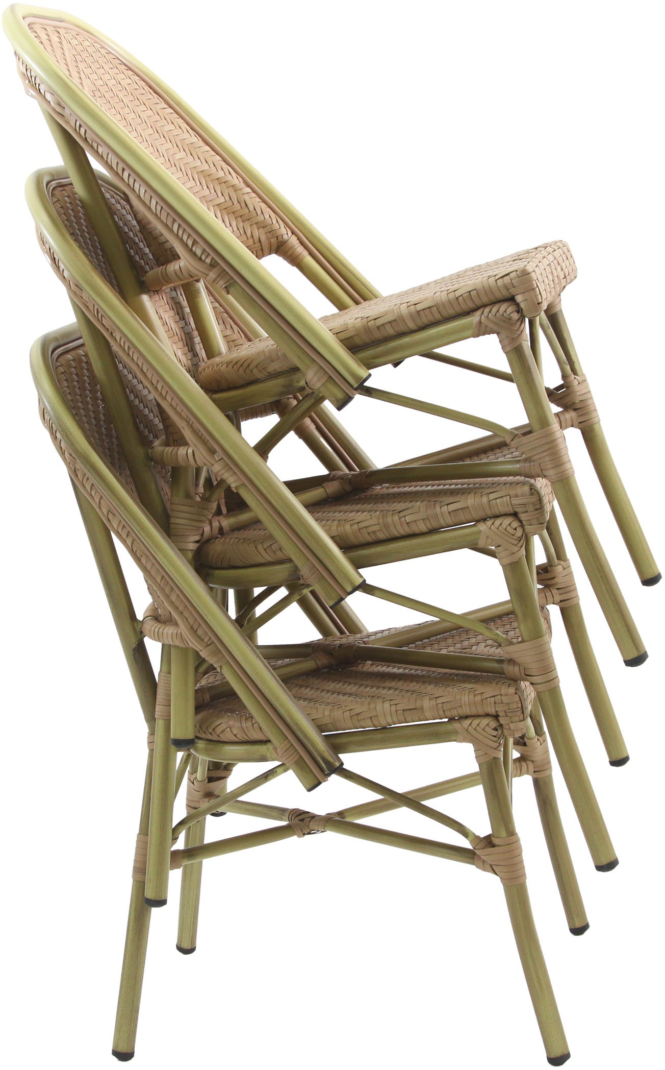 Essentials Bistrostuhl »Paris«, 1 St., Rattan – Bambus-natur