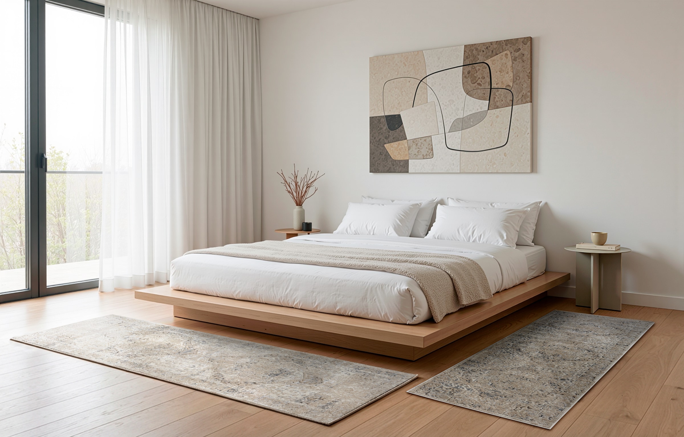 OTTO home Teppich »Kylan, Hoch-Tief-Struktur, dezenter Glanz« rechteckig 9 mm Höhe Schrumpf-Garn-Effekt, im Vintage-Look, dichte Qualität, Wohnzimmer