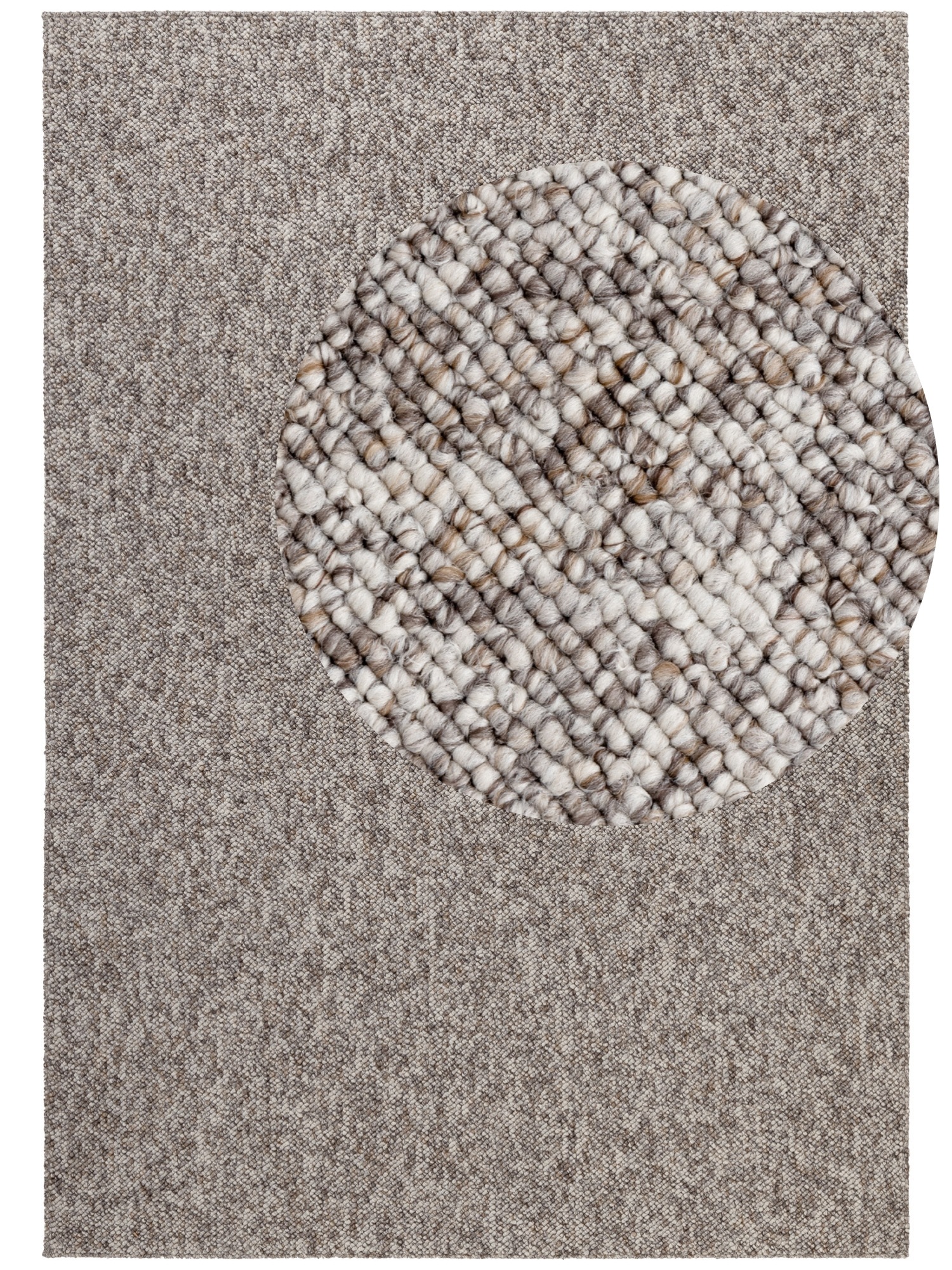 ELLE DECORATION Teppich "Rocco" rechteckig 10 mm Höhe Läufer, waschbar, Wohnzimmer, Esszimmer, Woll-Optik