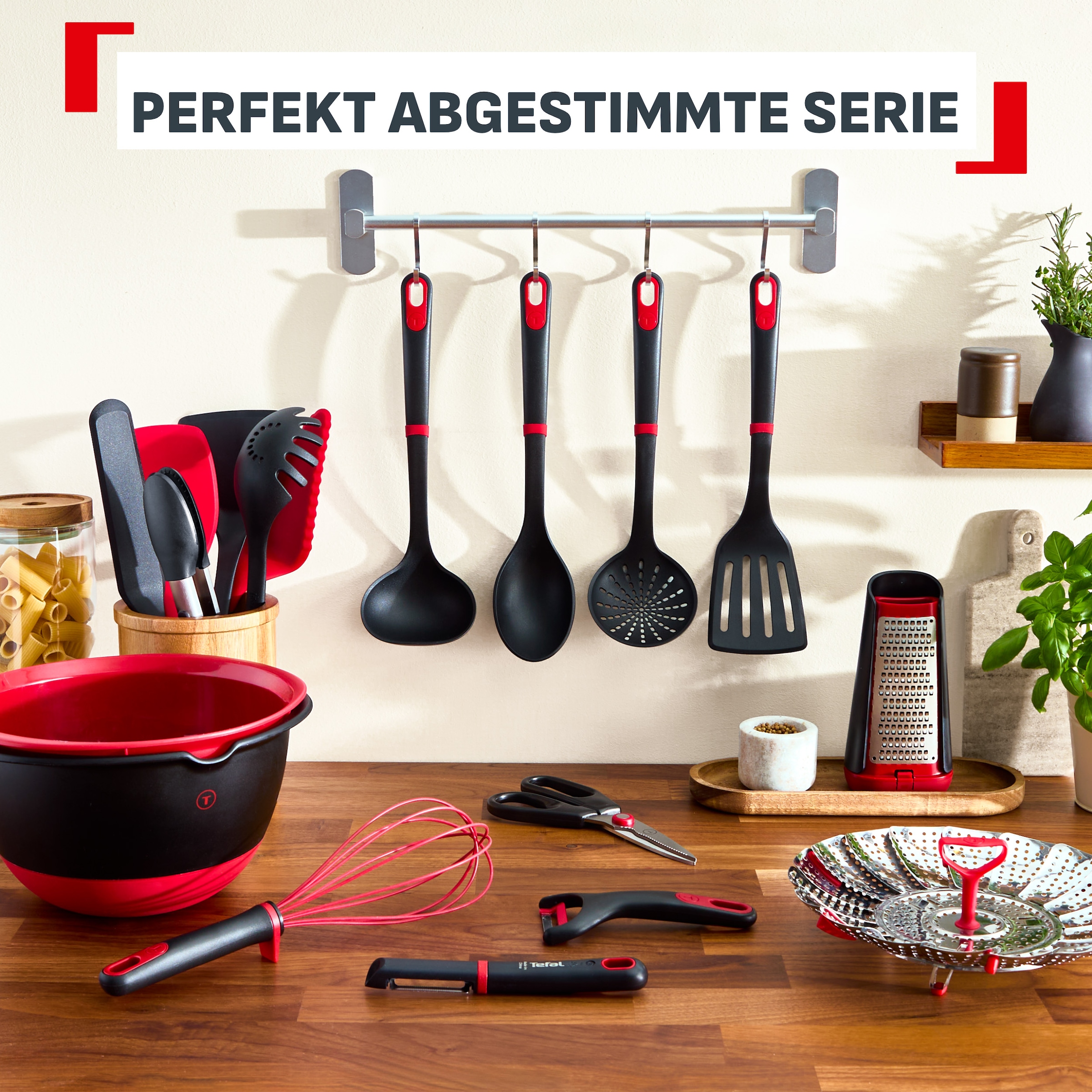 Tefal Knoblauchpresse »Ingenio+« hitzebeständig bis 230°C, spülmaschinenfest, verstärktes Nylon