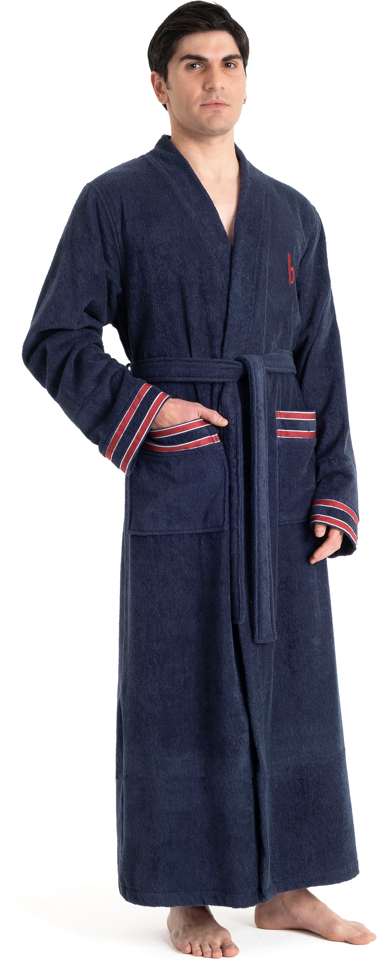 Bruno Banani Herrenbademantel "Roy, ideal für Sauna & Spa, Hotelbademantel, günstig online kaufen